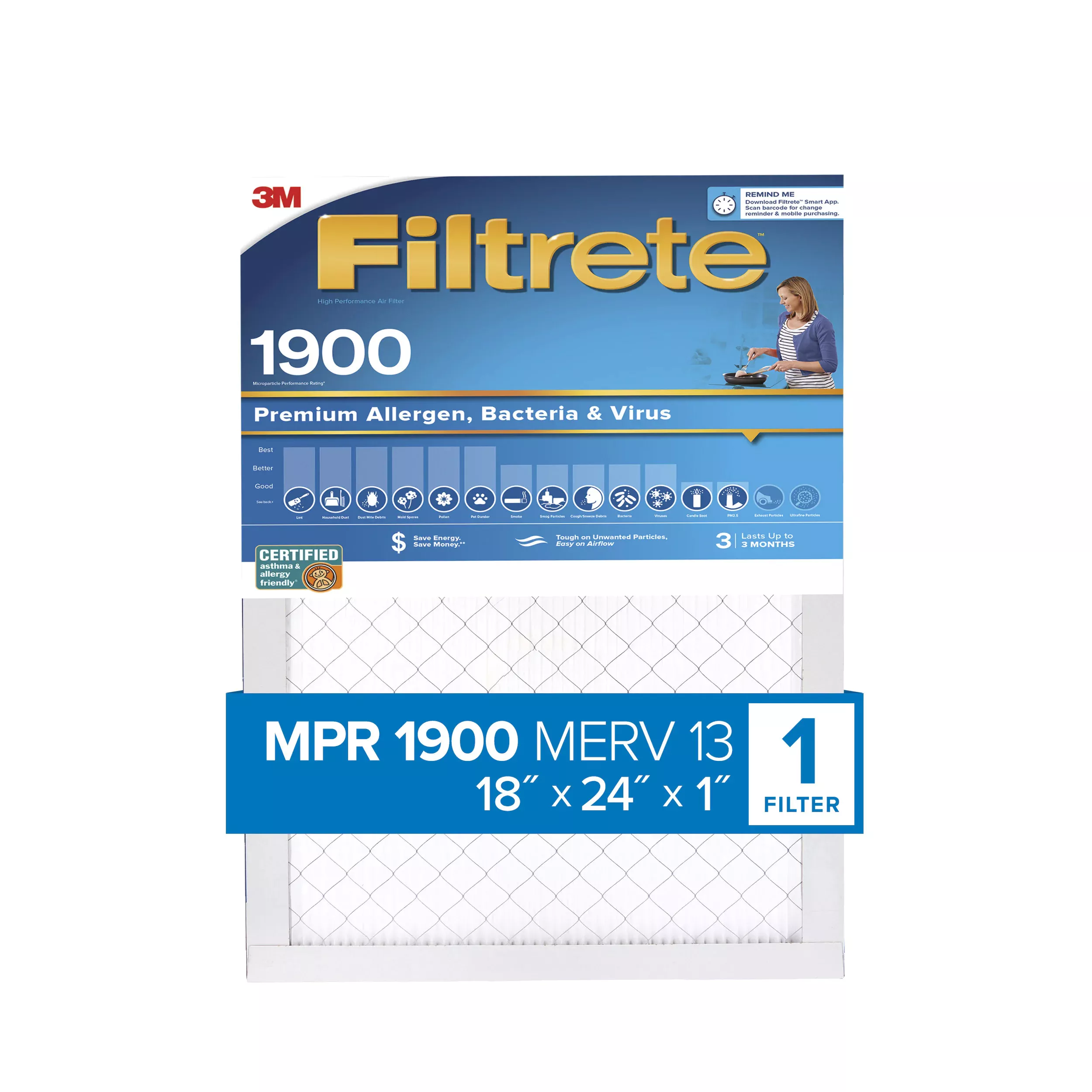 SKU 7100189216 | Filtrete™ Premium Allergen