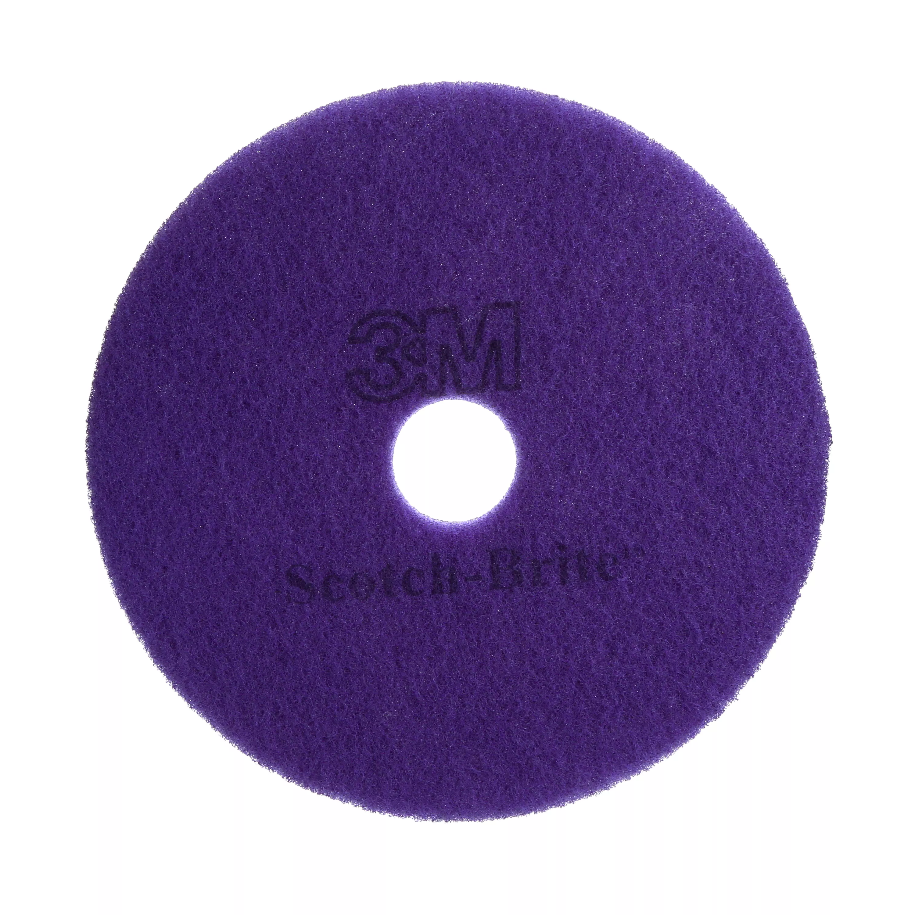 Scotch-Brite™ Purple Diamond Floor Pad Plus, 21 in, 5/Case