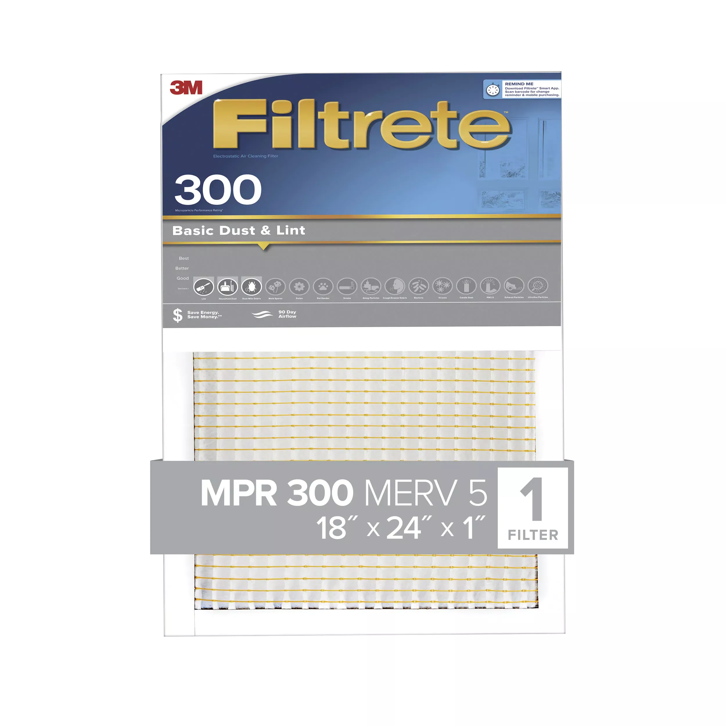 SKU 7100186853 | Filtrete™ Basic Dust & Lint Air Filter