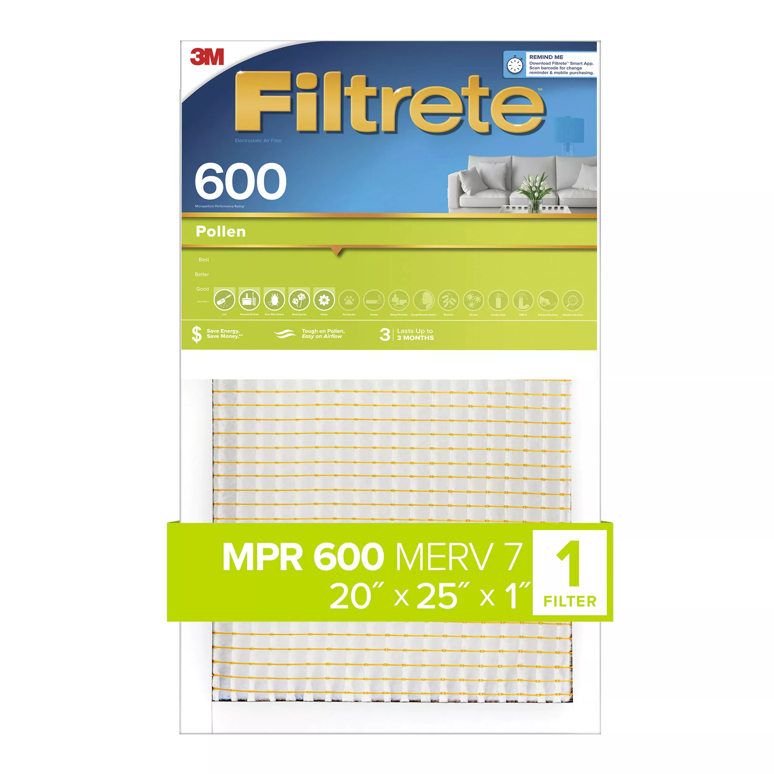 SKU 7100186818 | Filtrete™ Pollen Air Filter