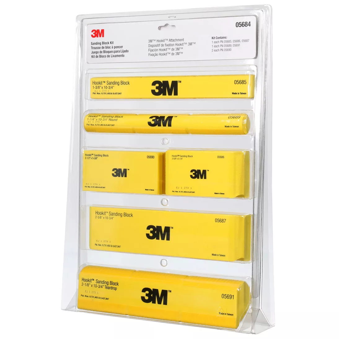 3M™ Stikit™ Sanding Stick Kit, 05671, 10 per case