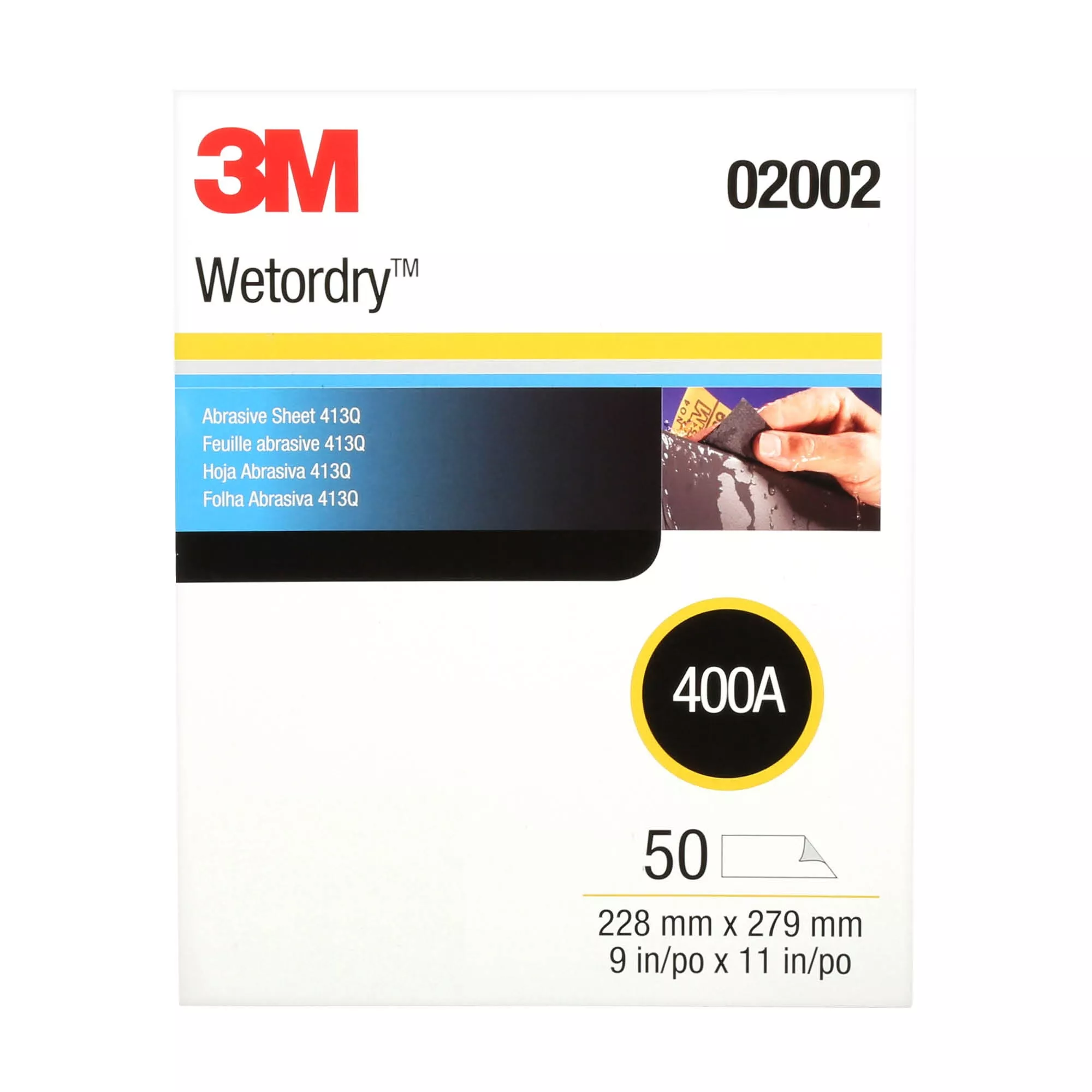 SKU 7000000318 | 3M™ Wetordry™ Abrasive Sheet 413Q