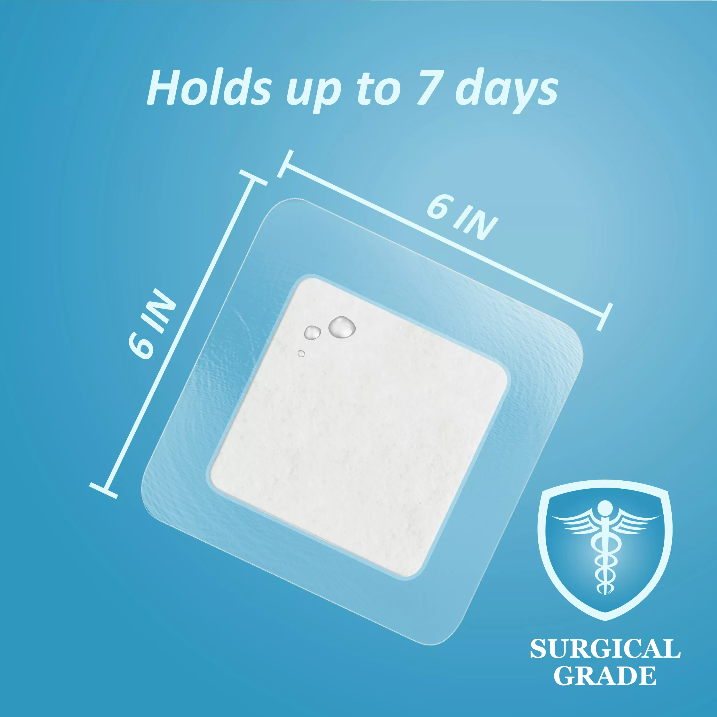 SKU 7100283251 | Nexcare™ Tegaderm™ + Pad Transparent Dressing W3588