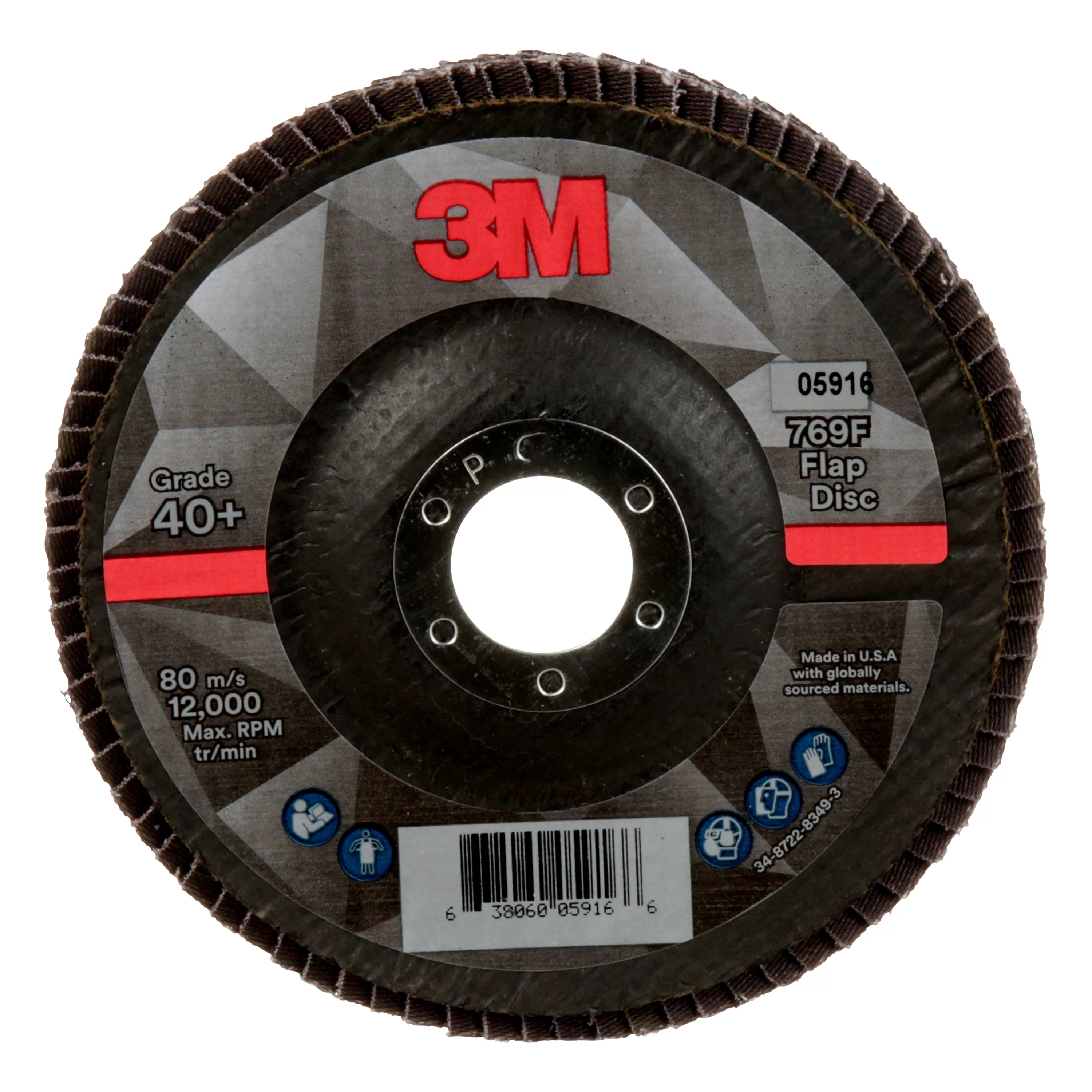 Product Number 769F | 3M™ Flap Disc 769F