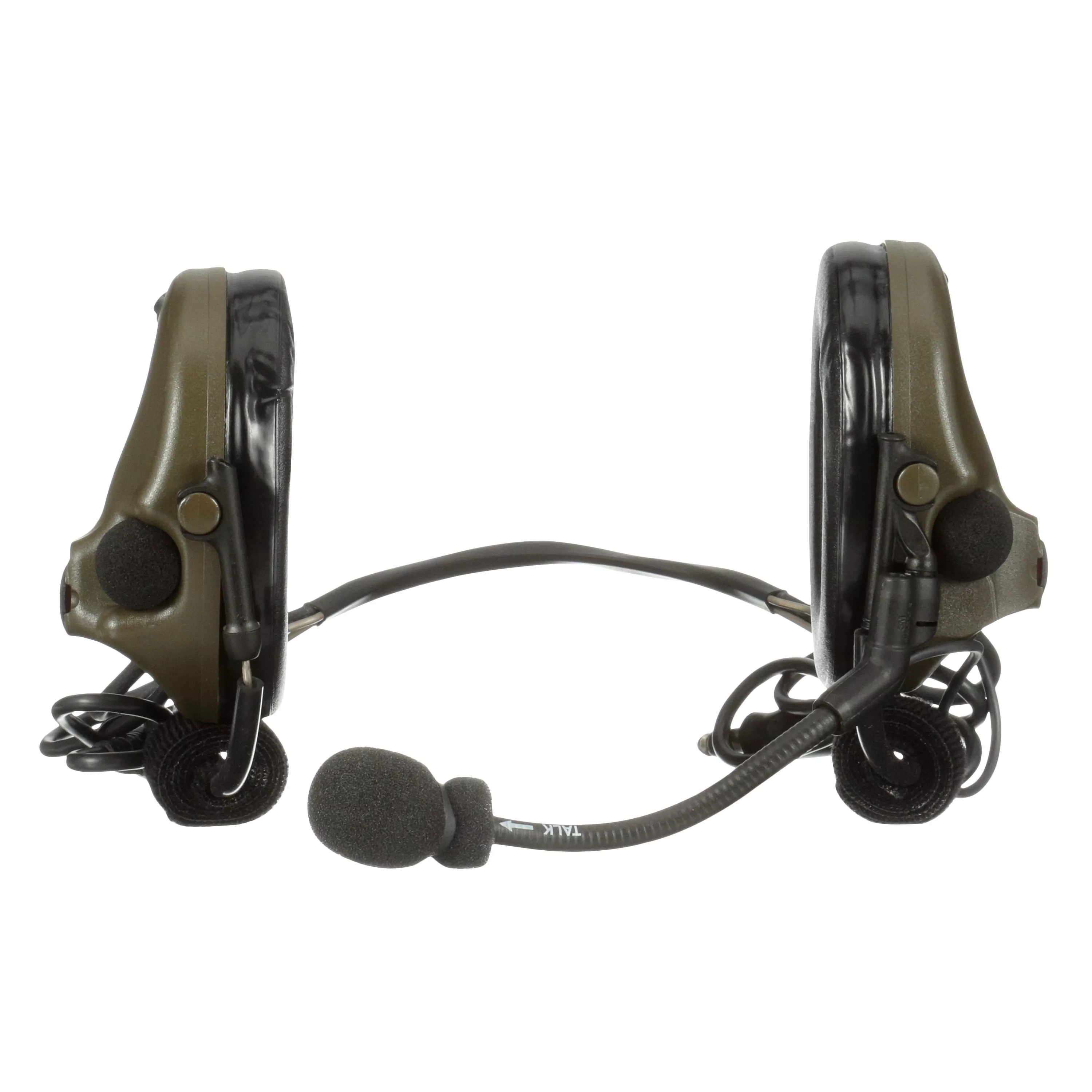 3M™ PELTOR™ ComTac™ V Headset MT20H682BB-19 GN, Neckband, DL, Standard Dynamic Mic, NATO Wiring, Green, 10 ea/Case