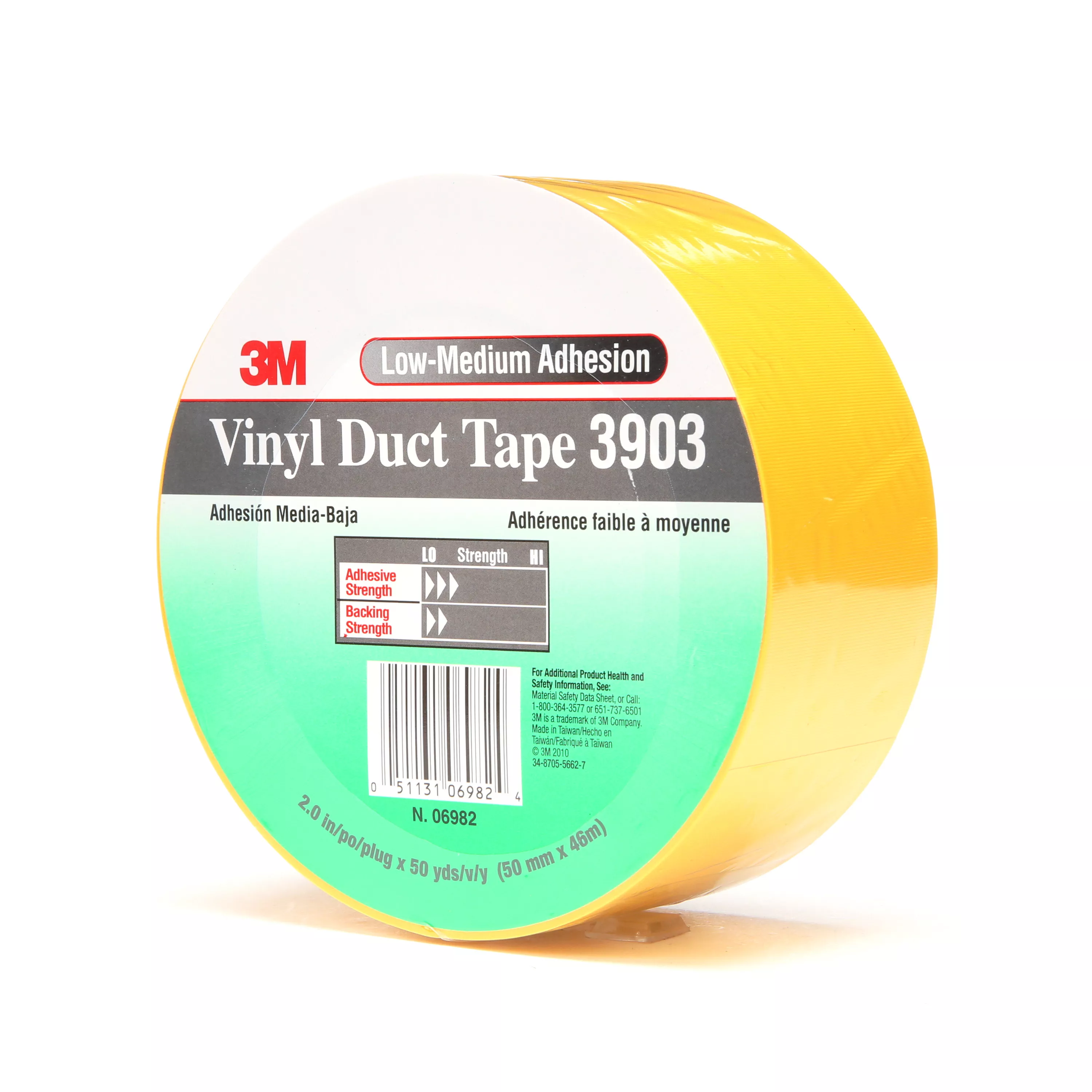 SKU 7100146009 | 3M™ Vinyl Duct Tape 3903