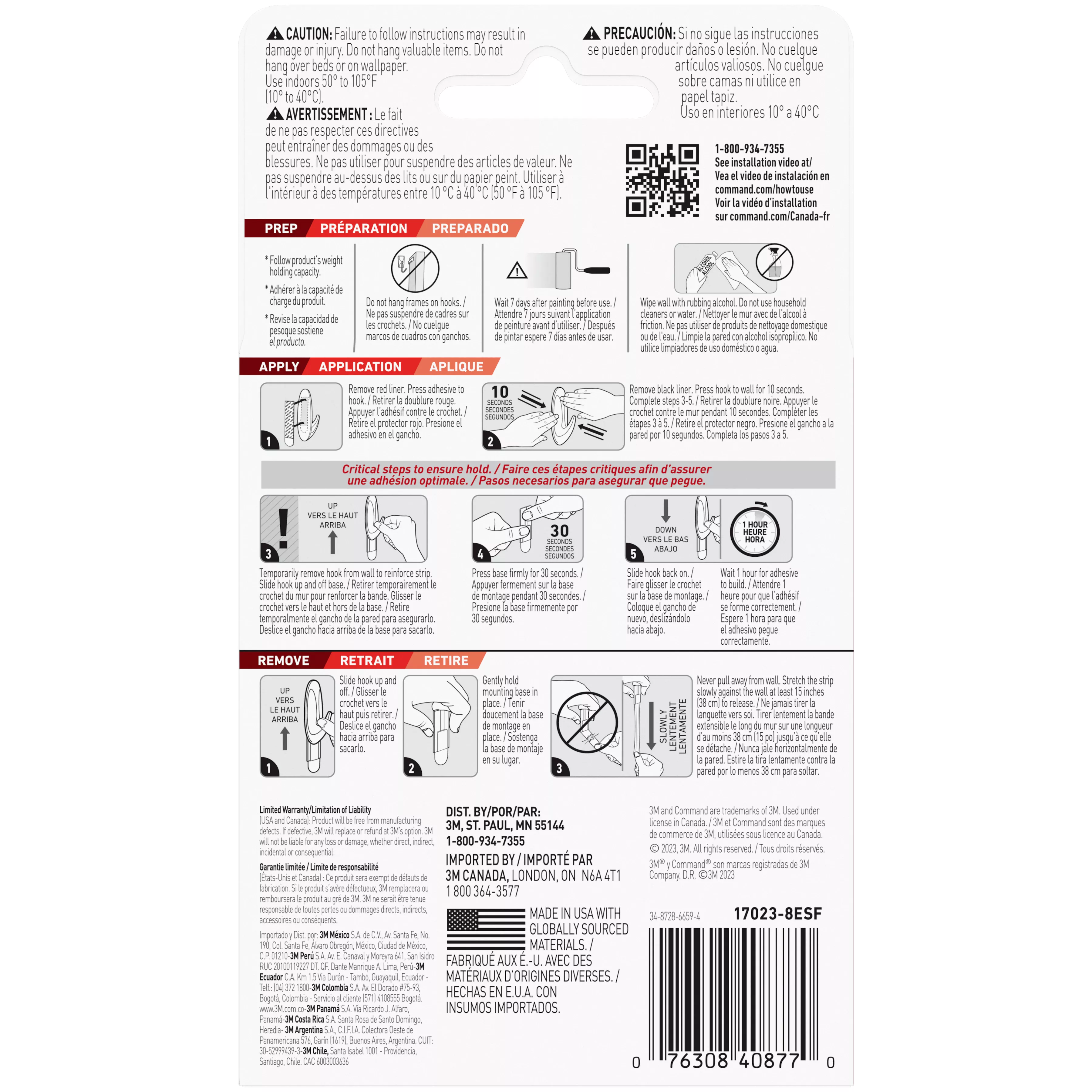 SKU 7100277670 | Command™ Assorted Replacement Strips 17200-16ESF