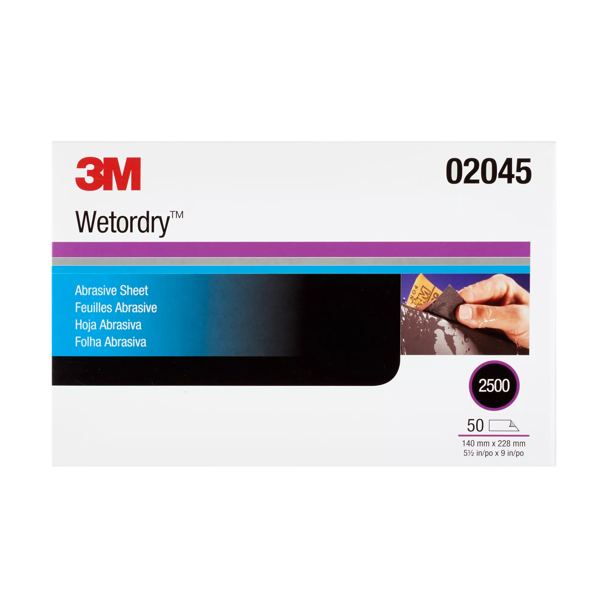 SKU 7000028117 | 3M™ Wetordry™ Abrasive Sheet 401Q