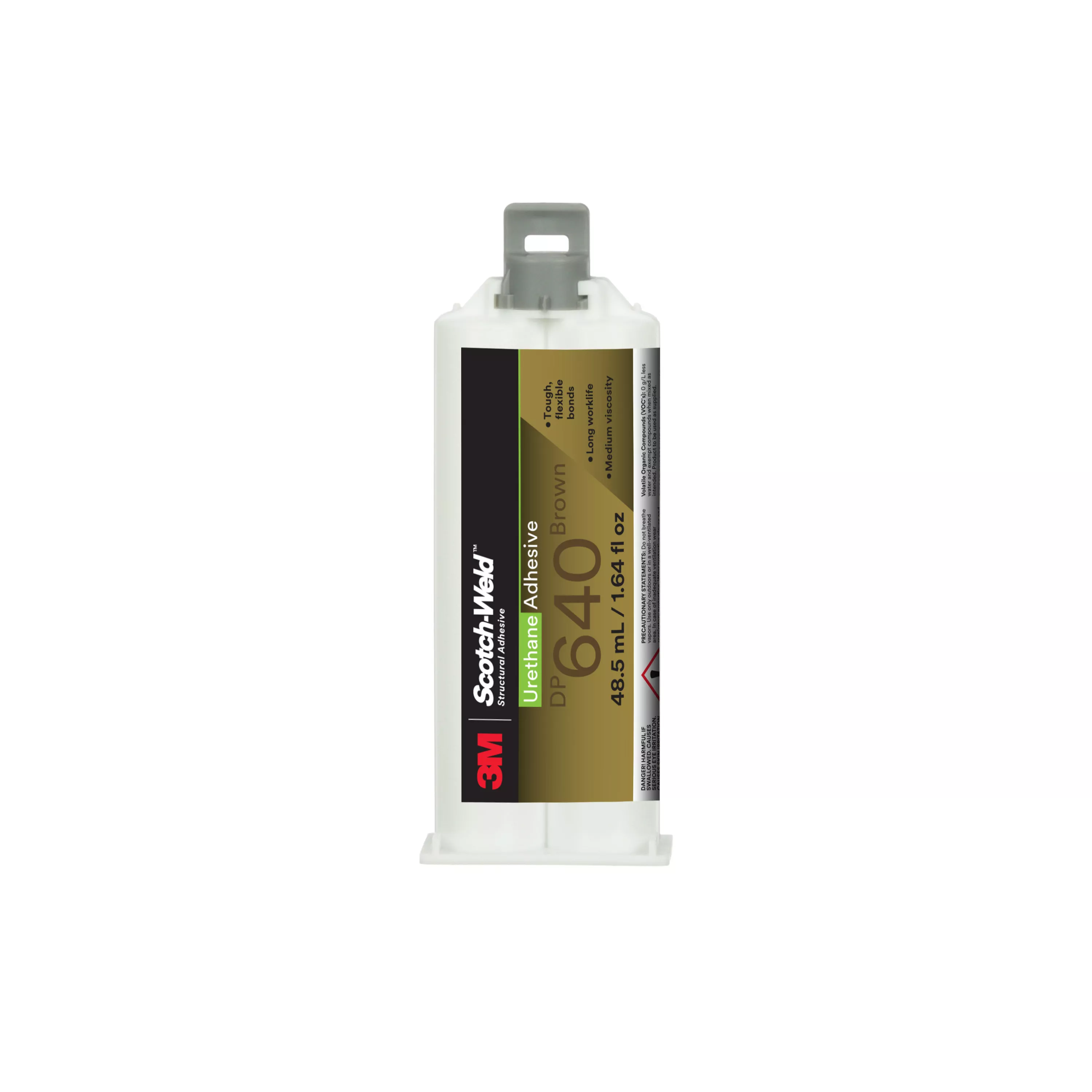 3M™ Scotch-Weld™ Urethane Adhesive DP640, Brown, 48.5 mL Duo-Pak,
12/Case