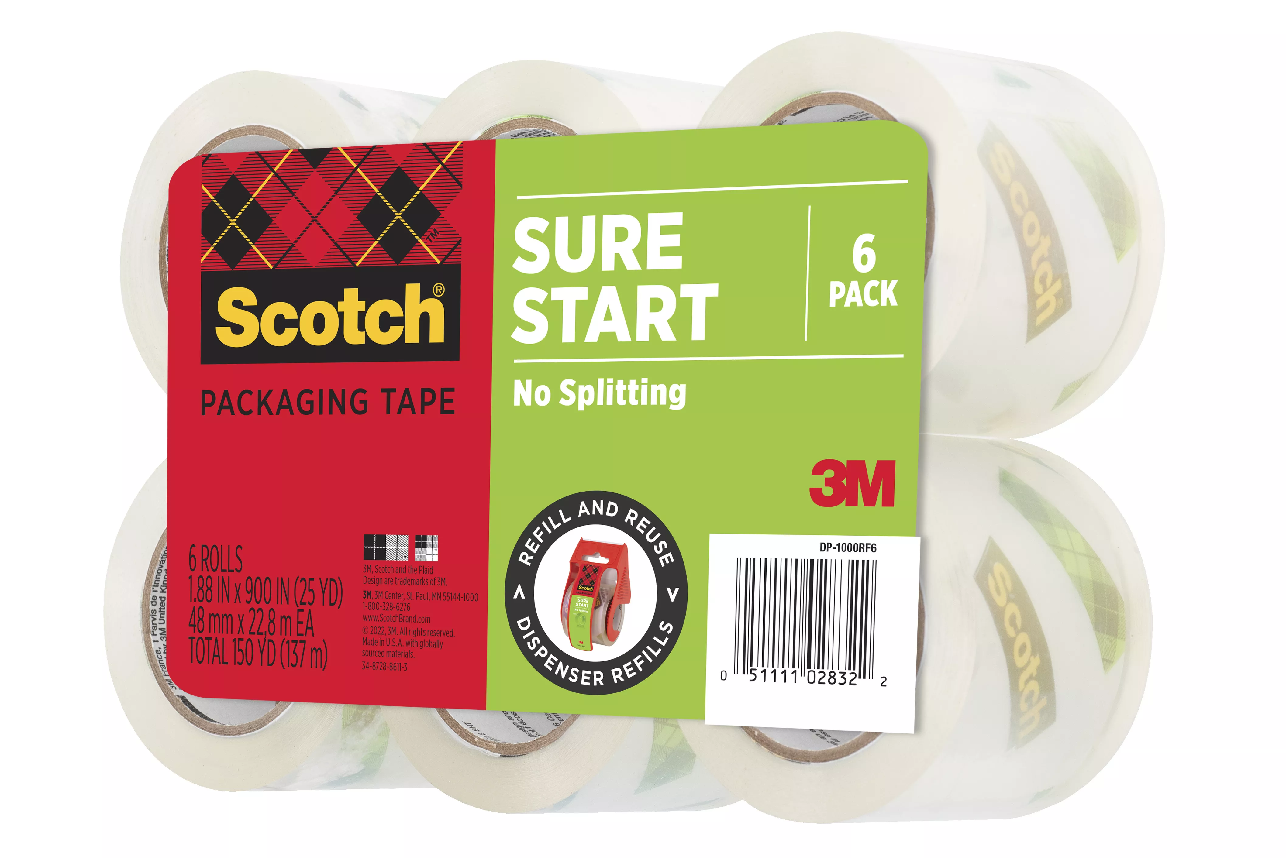 SKU 7010412624 | Scotch® Sure Start Packaging Tape