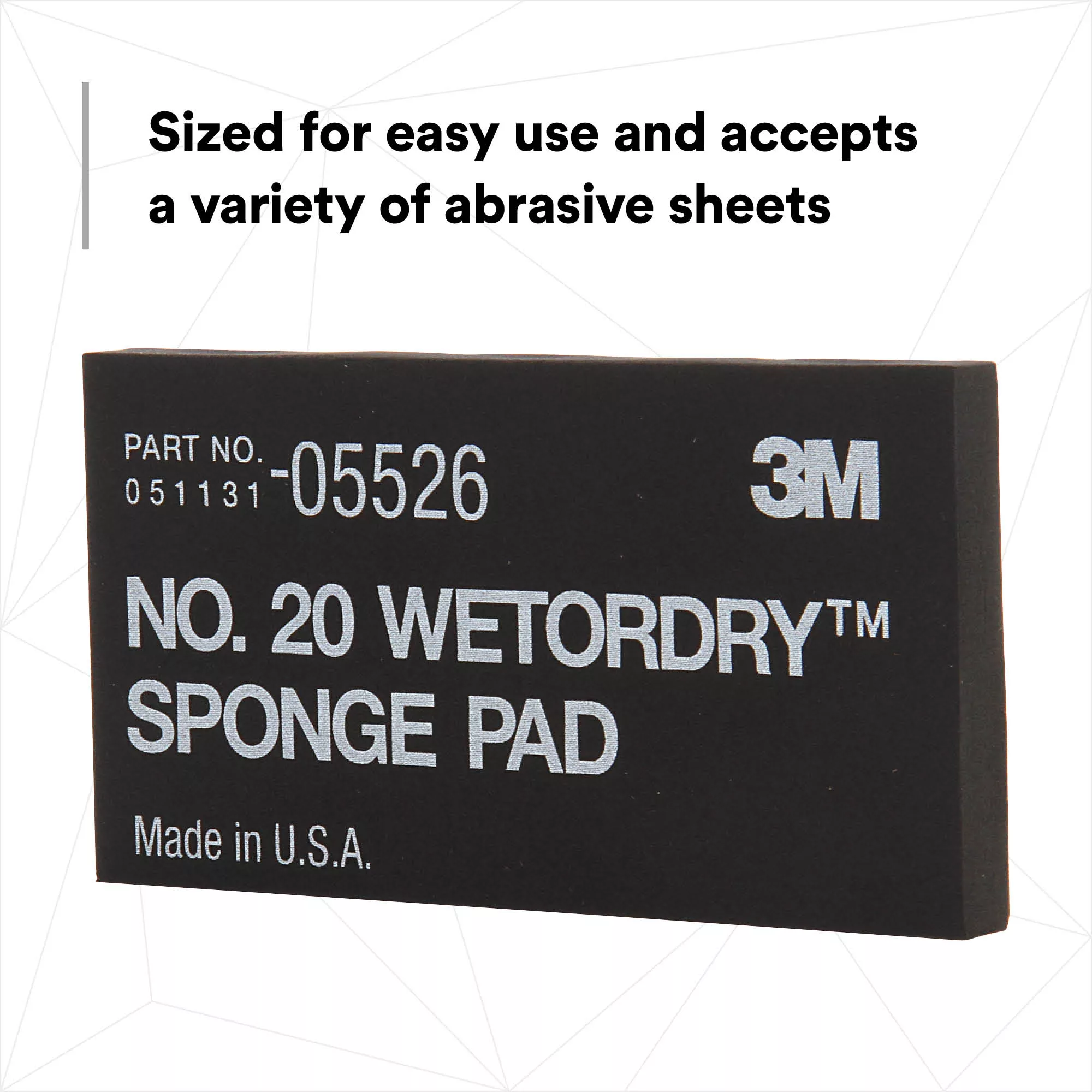 SKU 7000045663 | 3M™ Wetordry™ Sponge Pad 20