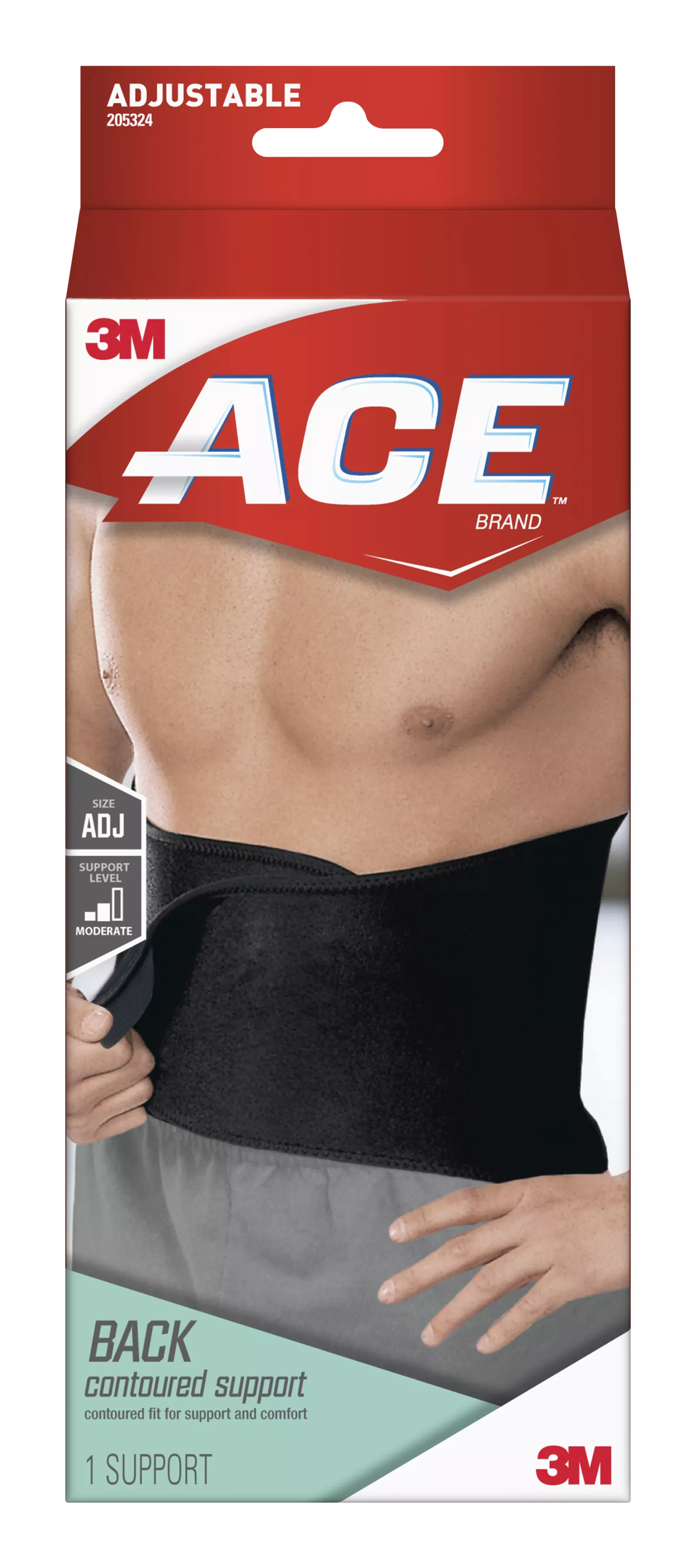 Product Number 205324 | ACE™ Contoured Back Support 205324