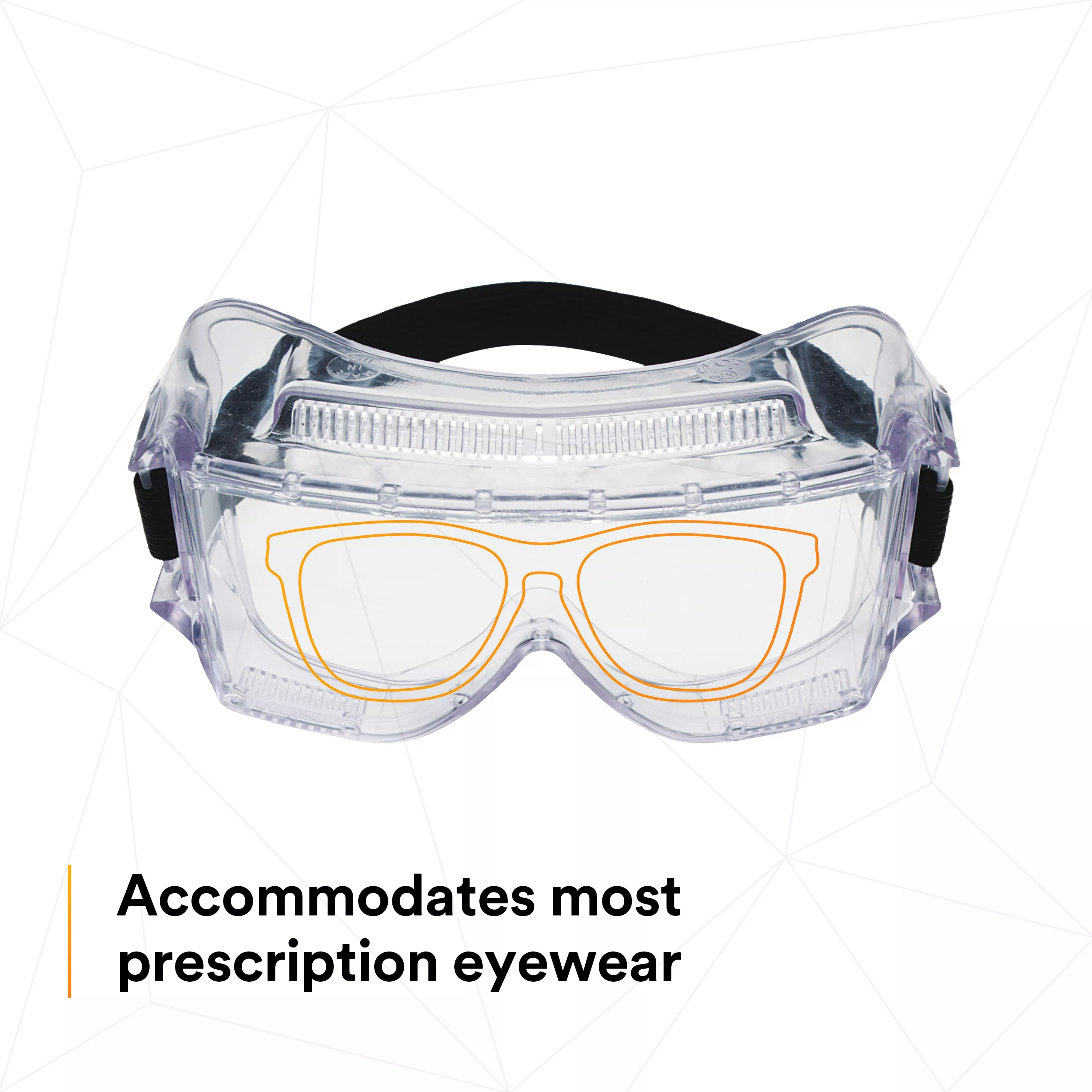 SKU 7100009575 | 3M™ Centurion™ Impact Safety Goggles 452AF