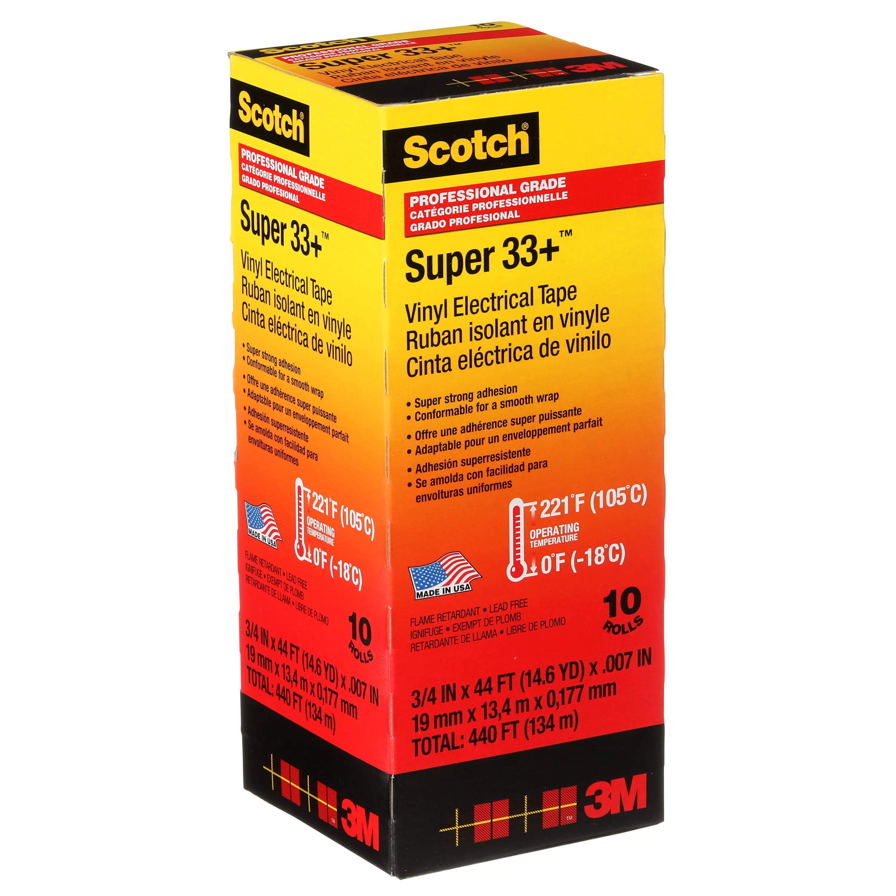 SKU 7010350130 | Scotch® Super 33+ Vinyl Electrical Tape