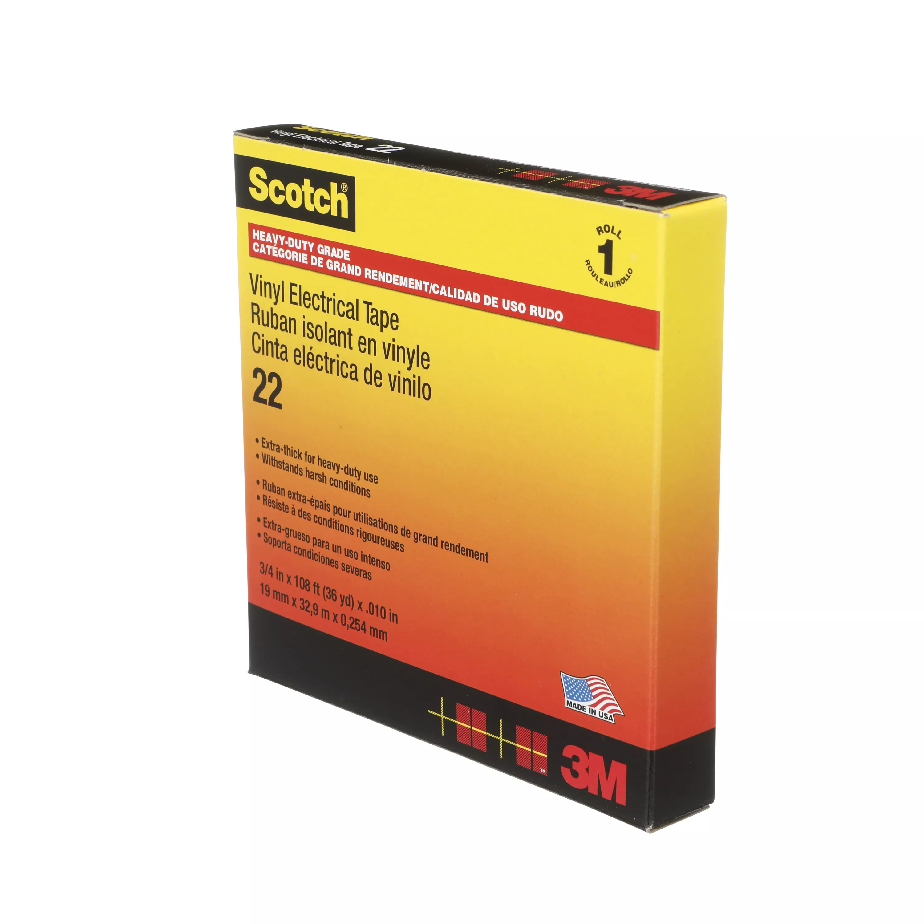 SKU 7000031344 | Scotch® Vinyl Electrical Tape 22