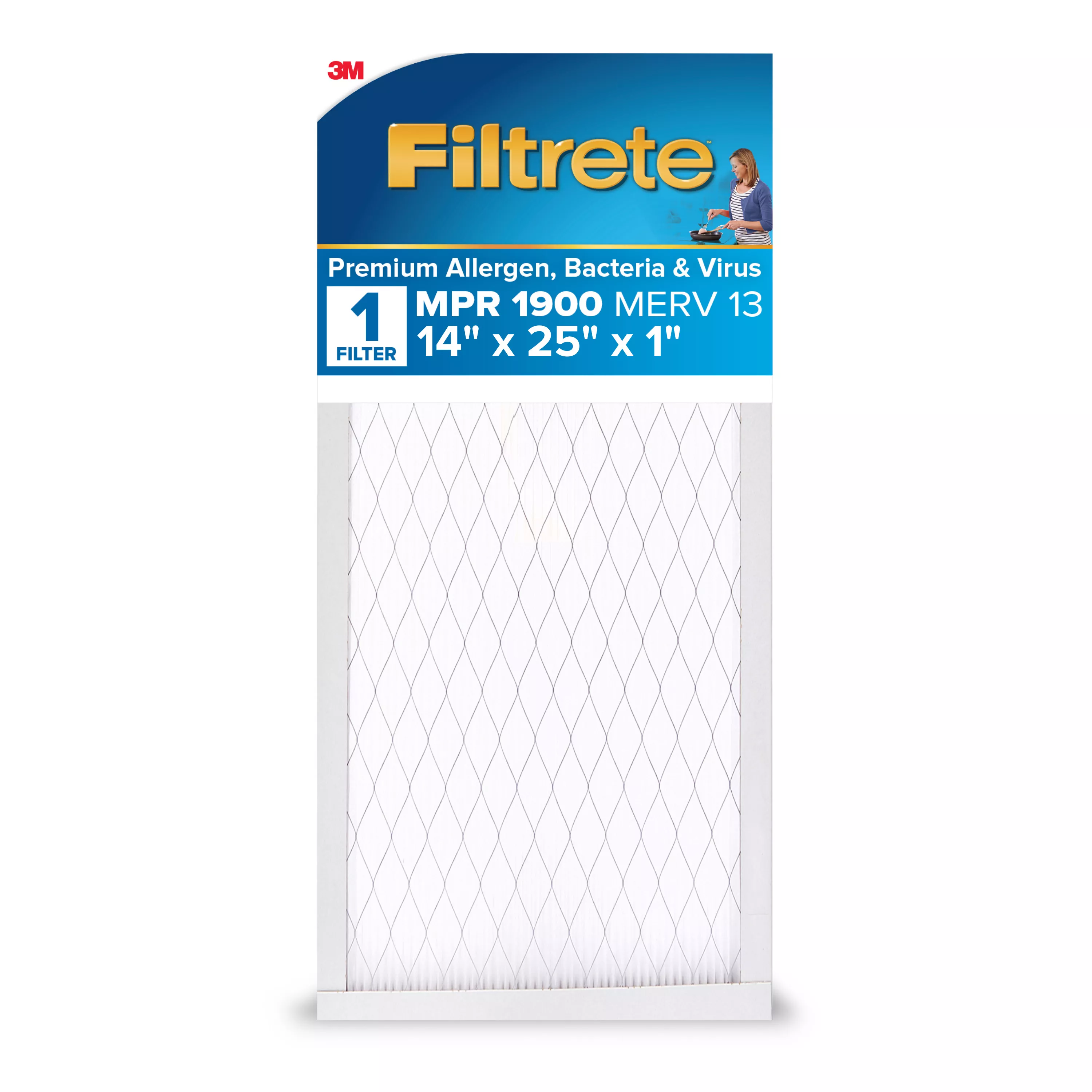 SKU 7100222946 | Filtrete™ High Performance Air Filter 1900 MPR UA04-4