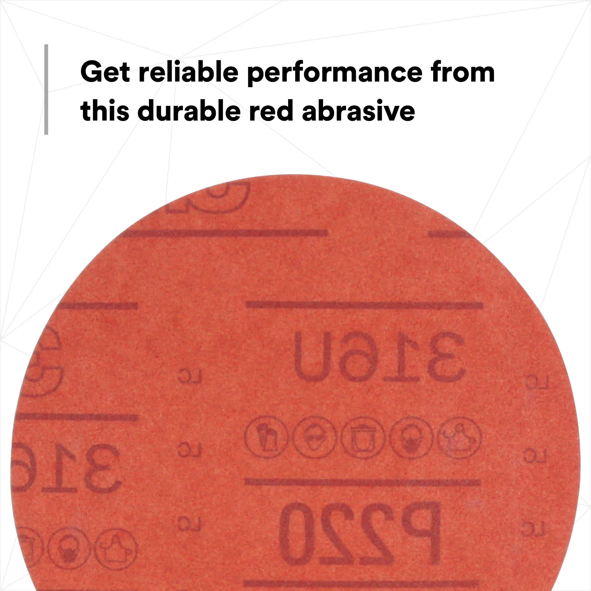 SKU 7000119784 | 3M™ Hookit™ Red Abrasive Disc