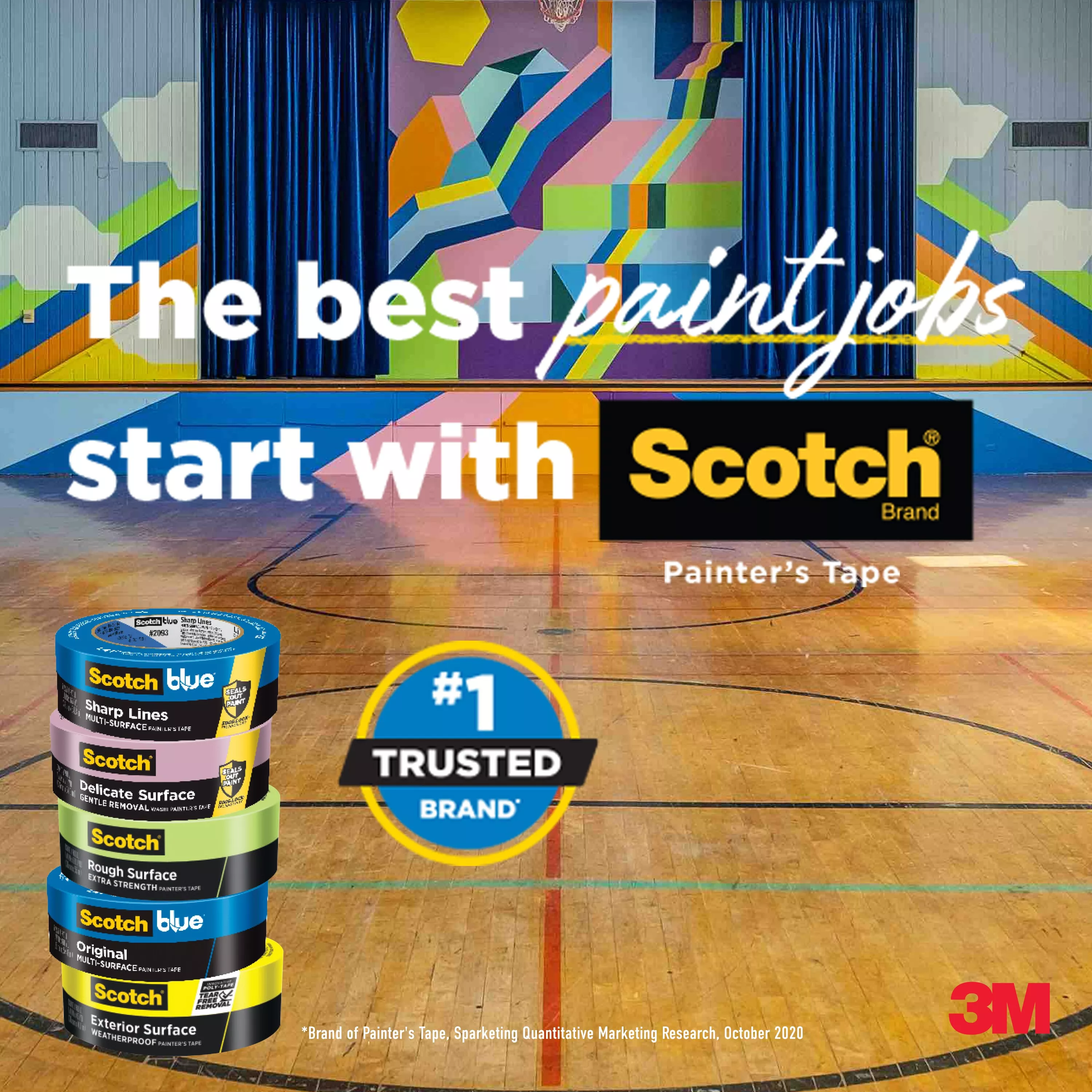 SKU 7100185010 | Scotch® Delicate Surface Painter's Tape 2080-36EC