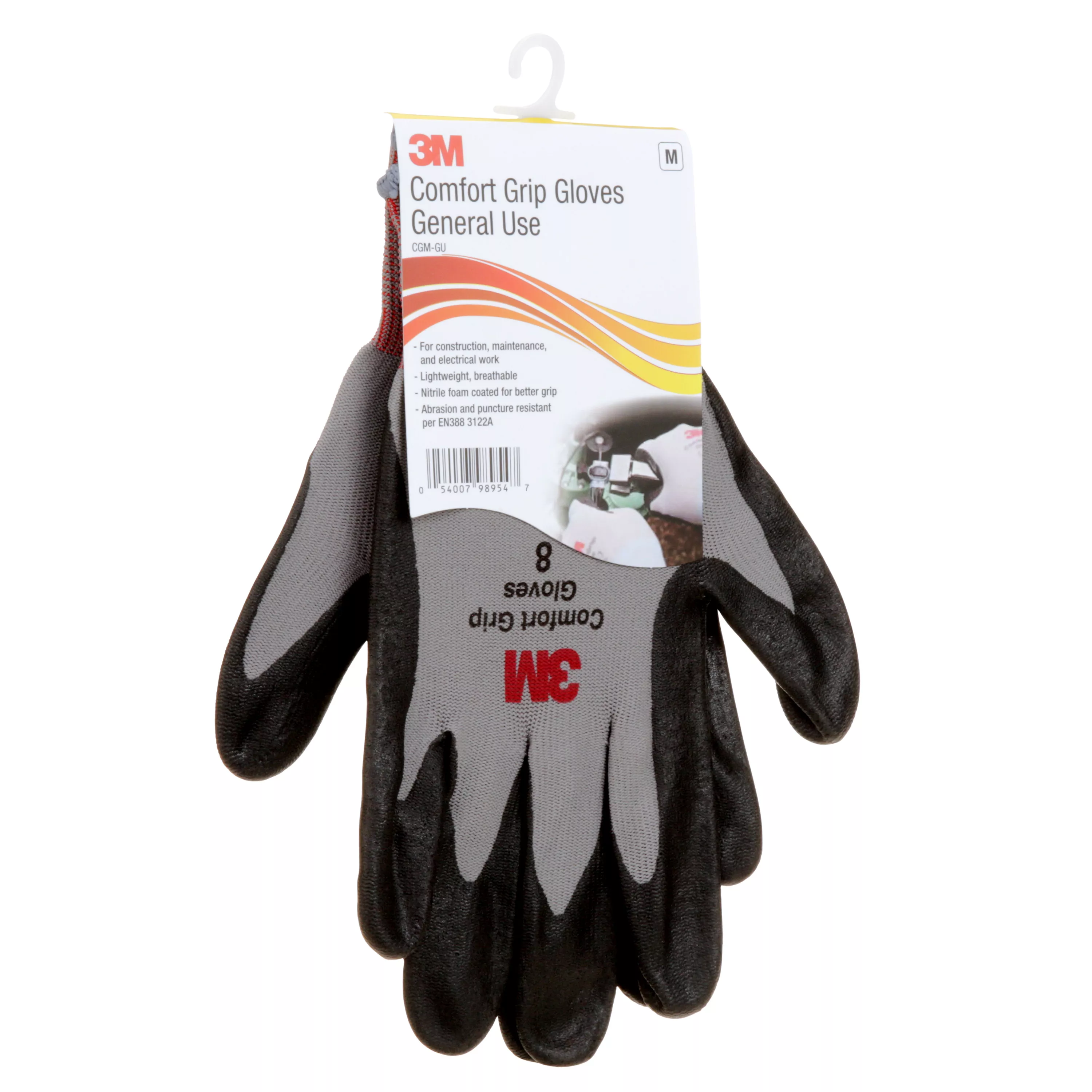 SKU 7100034912 | 3M™ Comfort Grip Glove CGM-GU