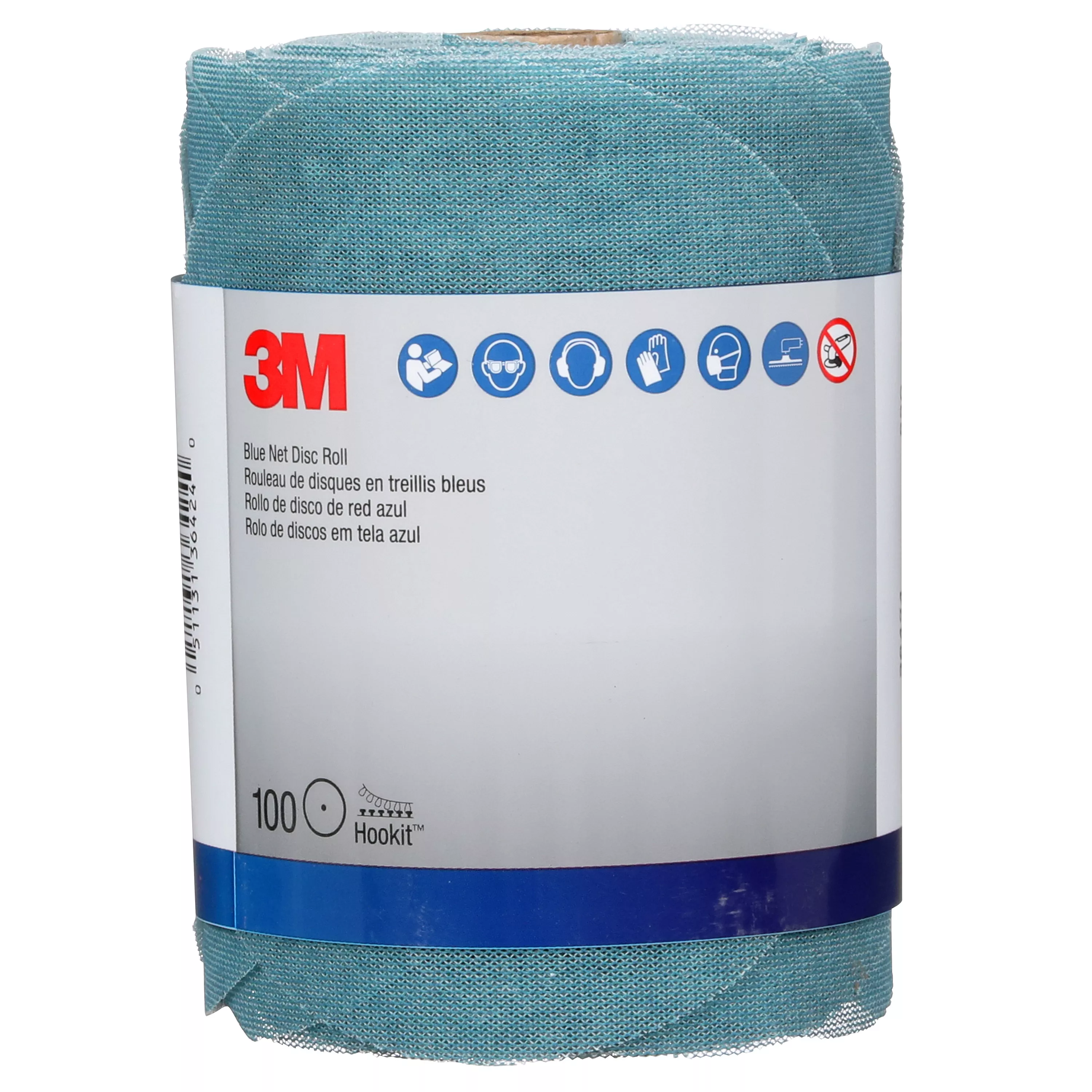 SKU 7100254378 | 3M™ Blue Net Disc Roll 36424