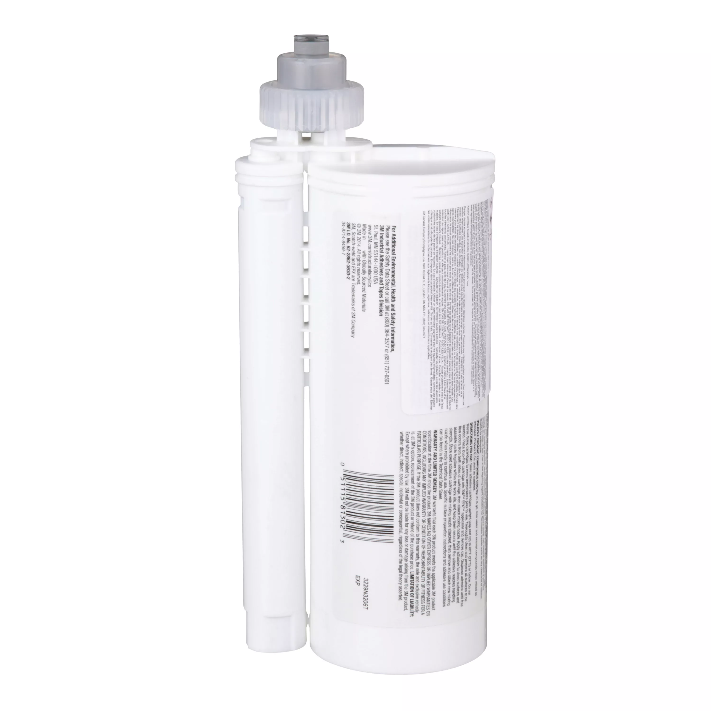 SKU 7100078166 | 3M™ Scotch-Weld™ Acrylic Adhesive DP8425NS