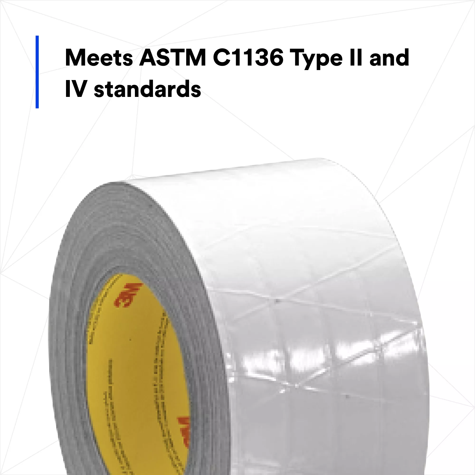 Product Number 1568CW | 3M™ Venture Tape™ Metal Building Facing Tape 1568CW