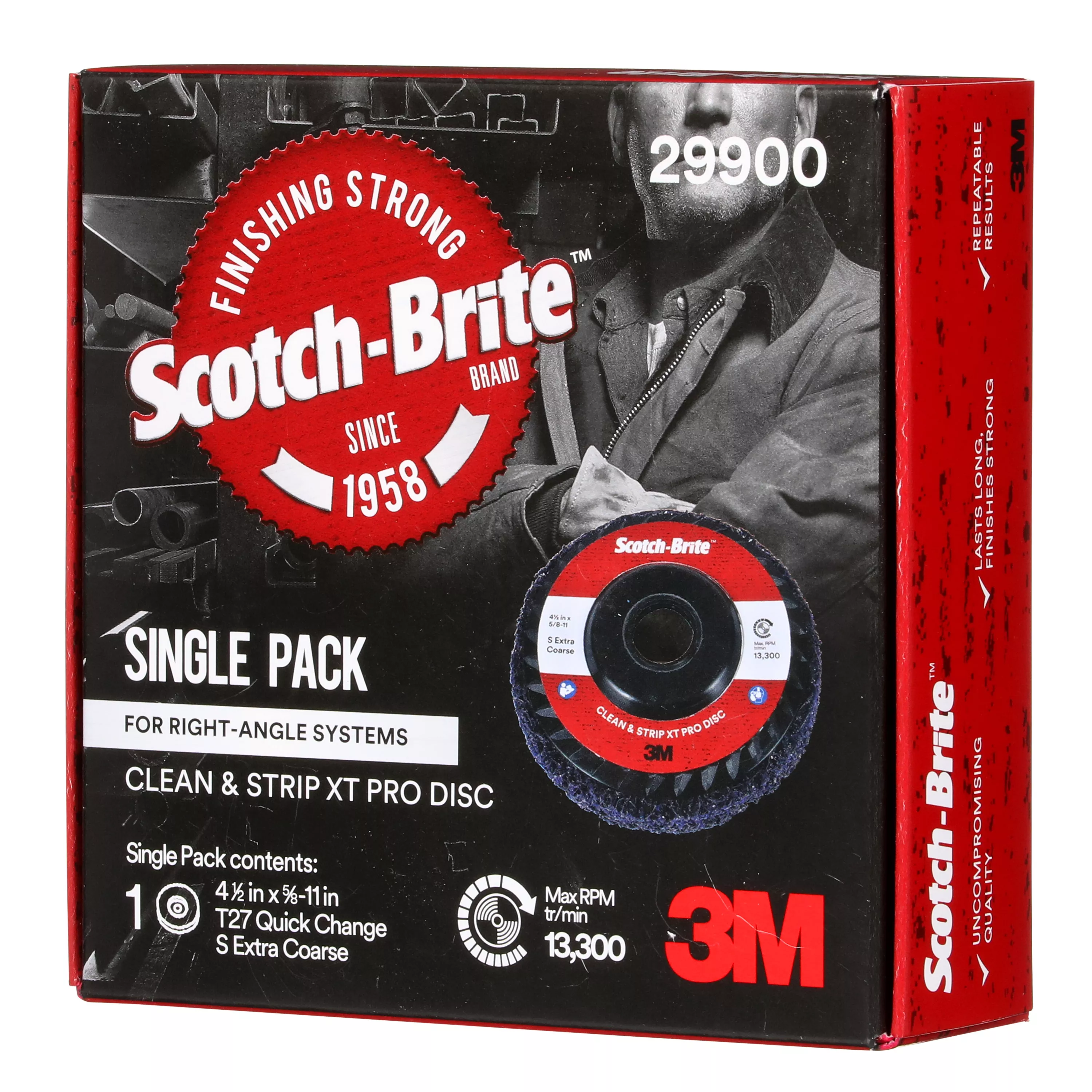 SKU 7100176093 | Scotch-Brite™ Clean and Strip XT Pro Disc