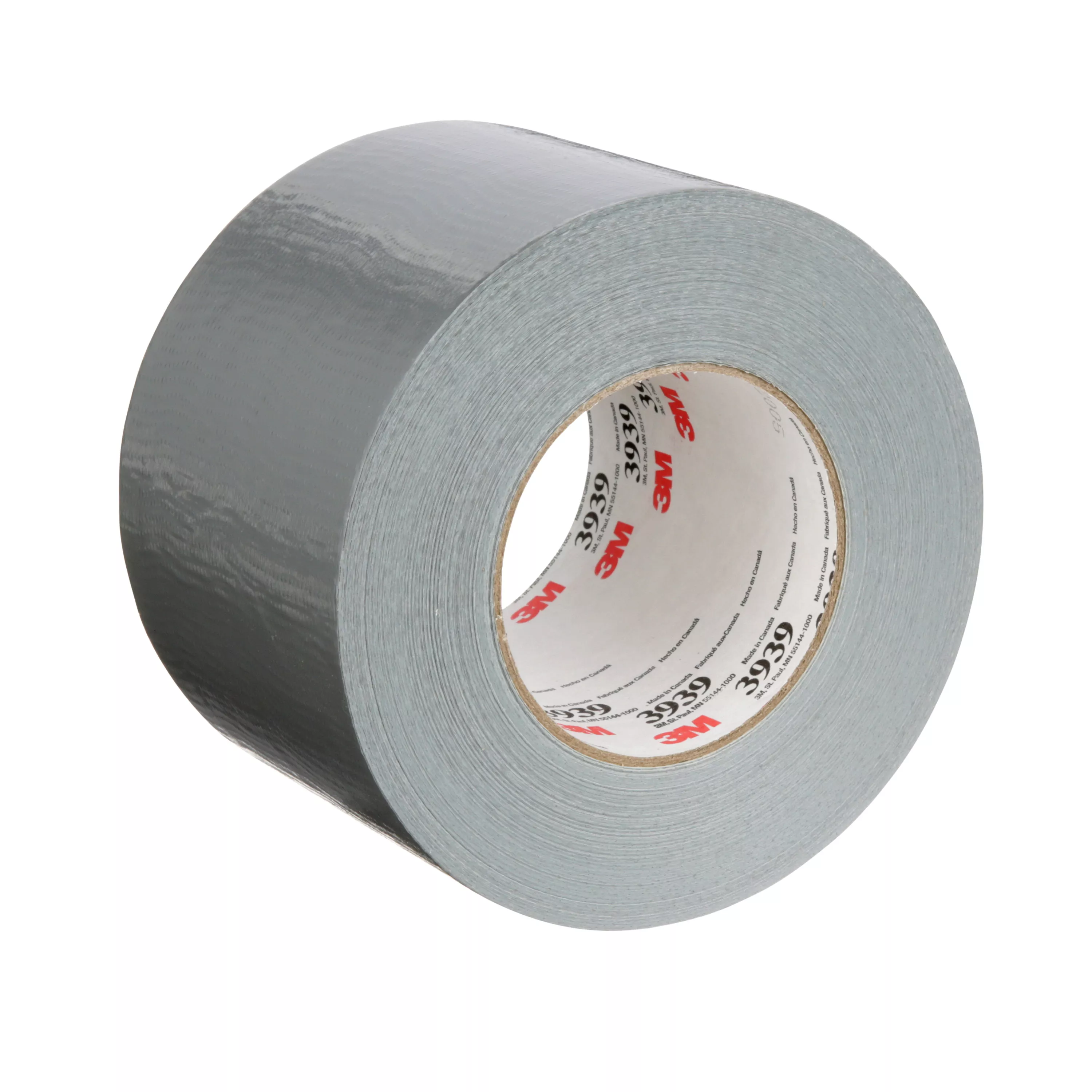 3M™ Heavy Duty Duct Tape 3939, Silver, 96 mm x 54.8 m, 9.0 mil, 12
Roll/Case