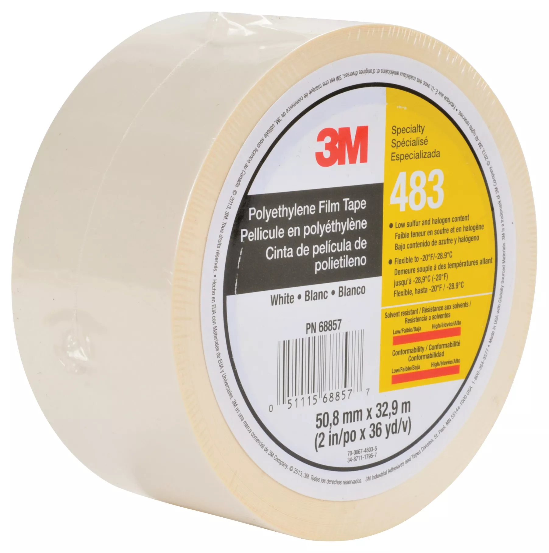 UPC 00051115688577 | 3M™ Polyethylene Tape 483