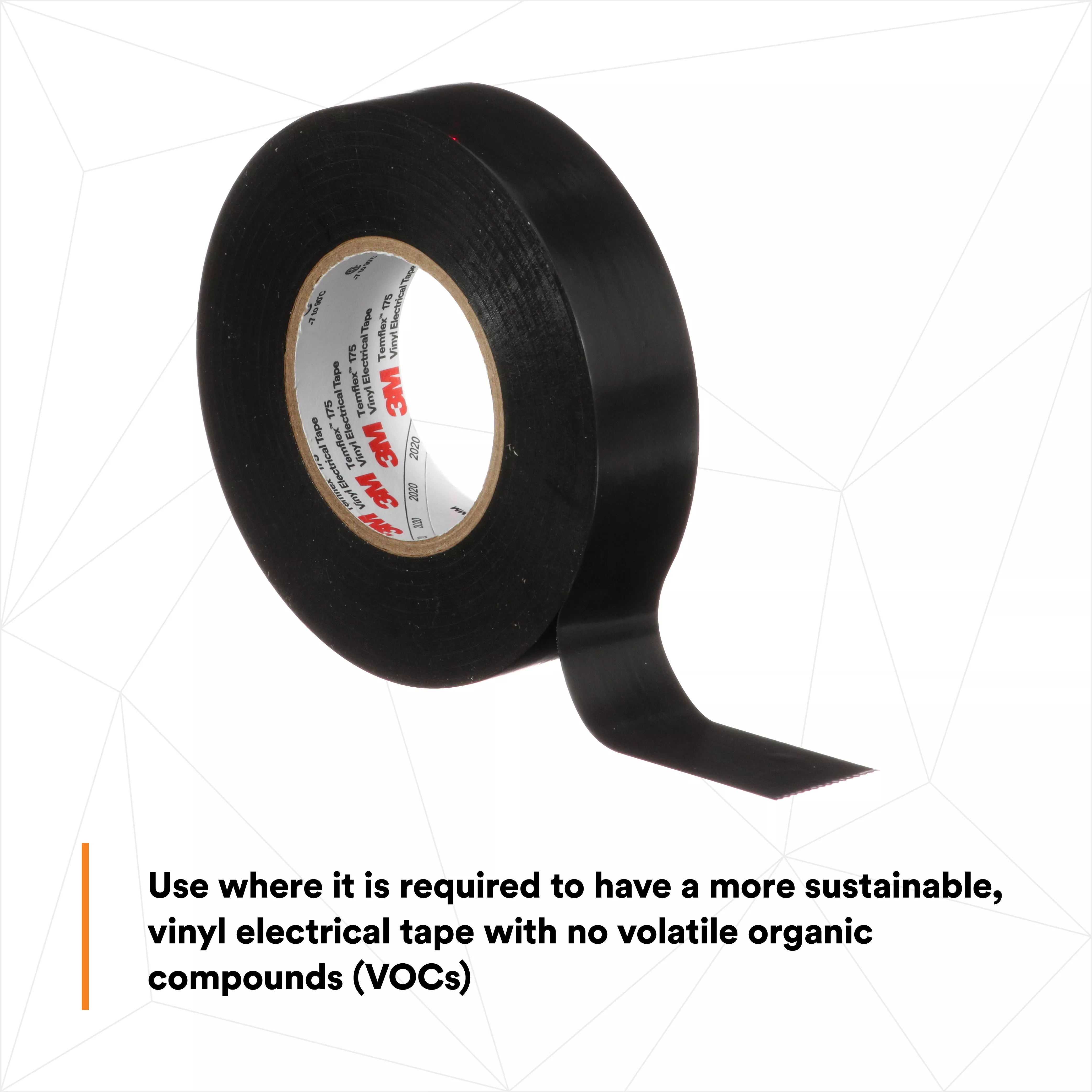 SKU 7100188506 | 3M™ Temflex™ Vinyl Electrical Tape 175