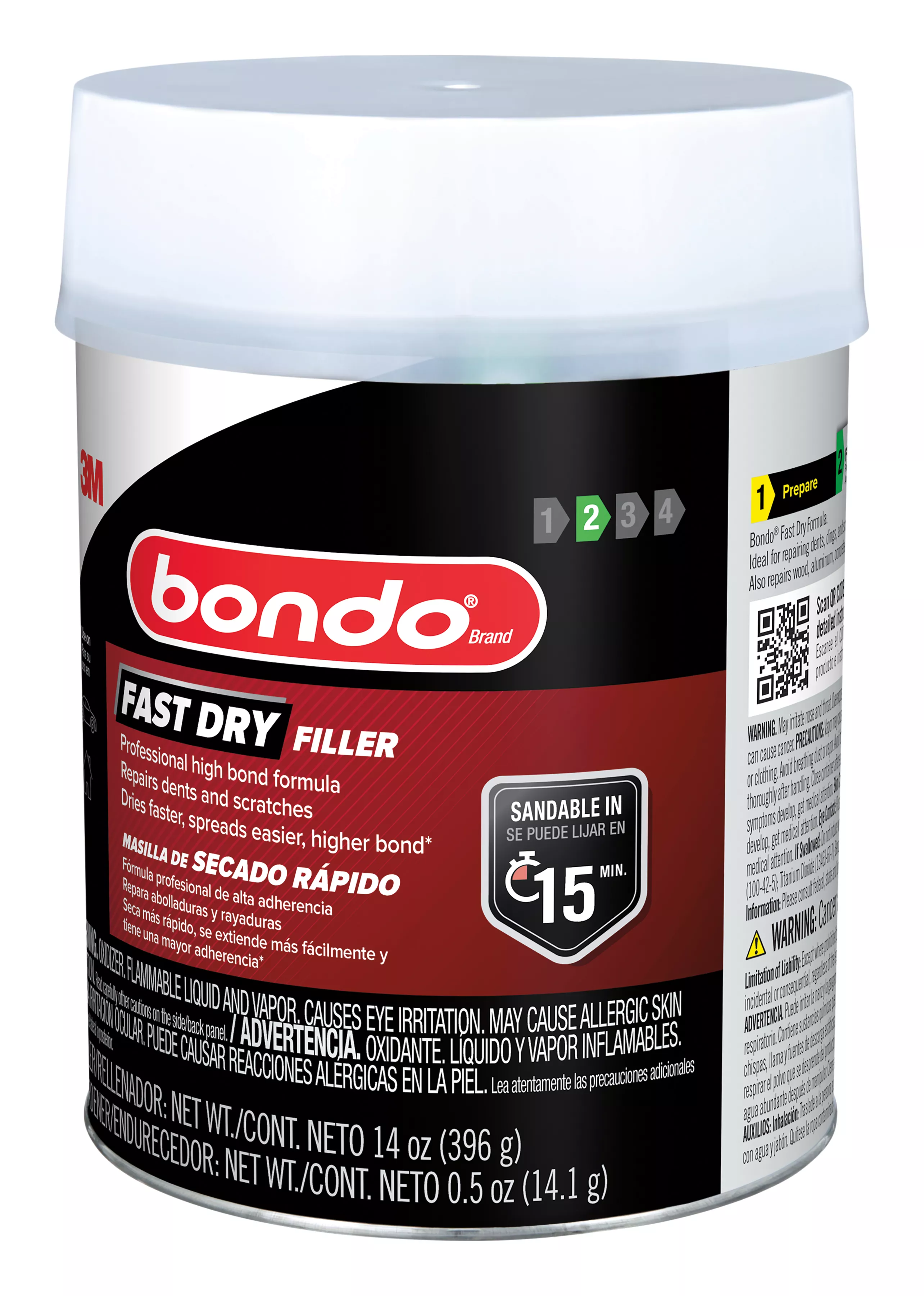 SKU 7100315272 | Bondo® Fast Dry Filler FD-PT-ES