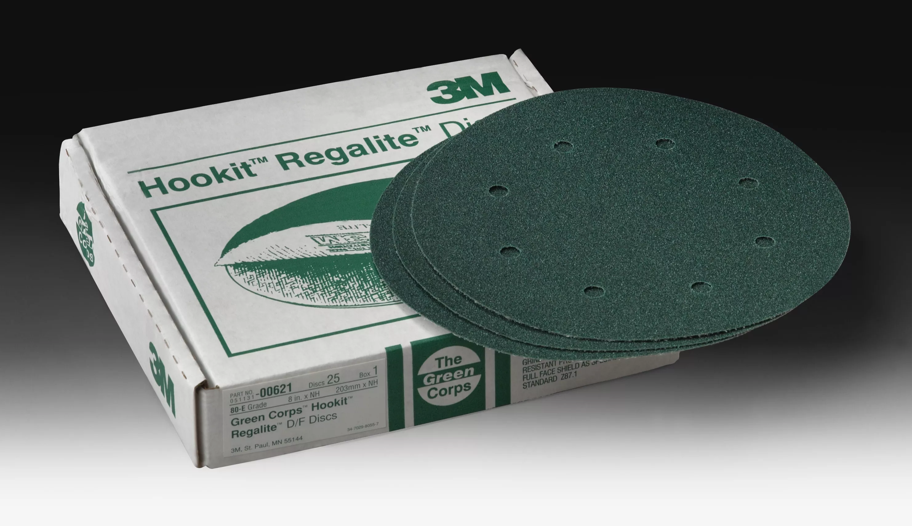 SKU 7000120349 | 3M™ Green Corps™ Hookit™ Disc Dust Free