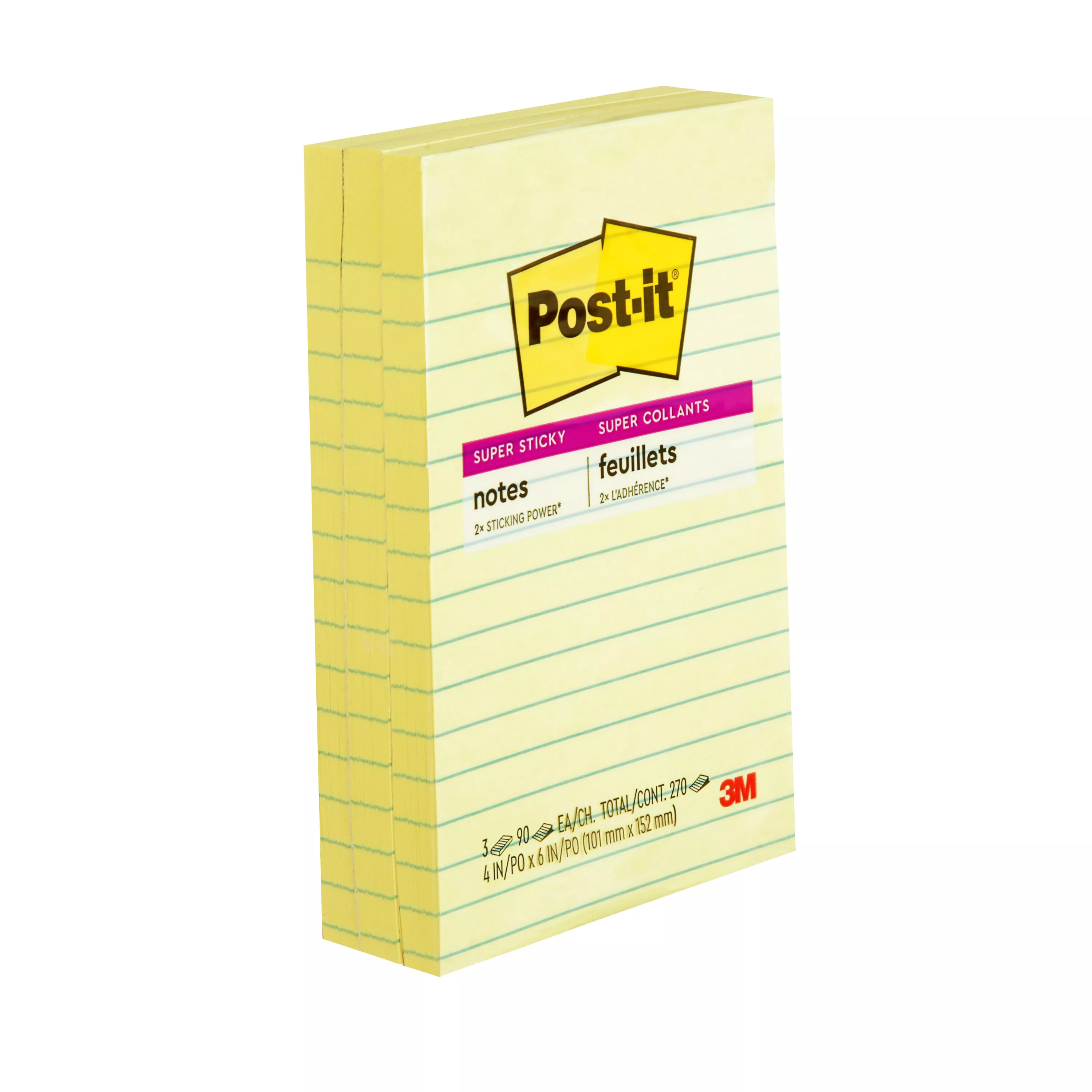 SKU 7100230247 | Post-it® Super Sticky Notes 660-3SSCY