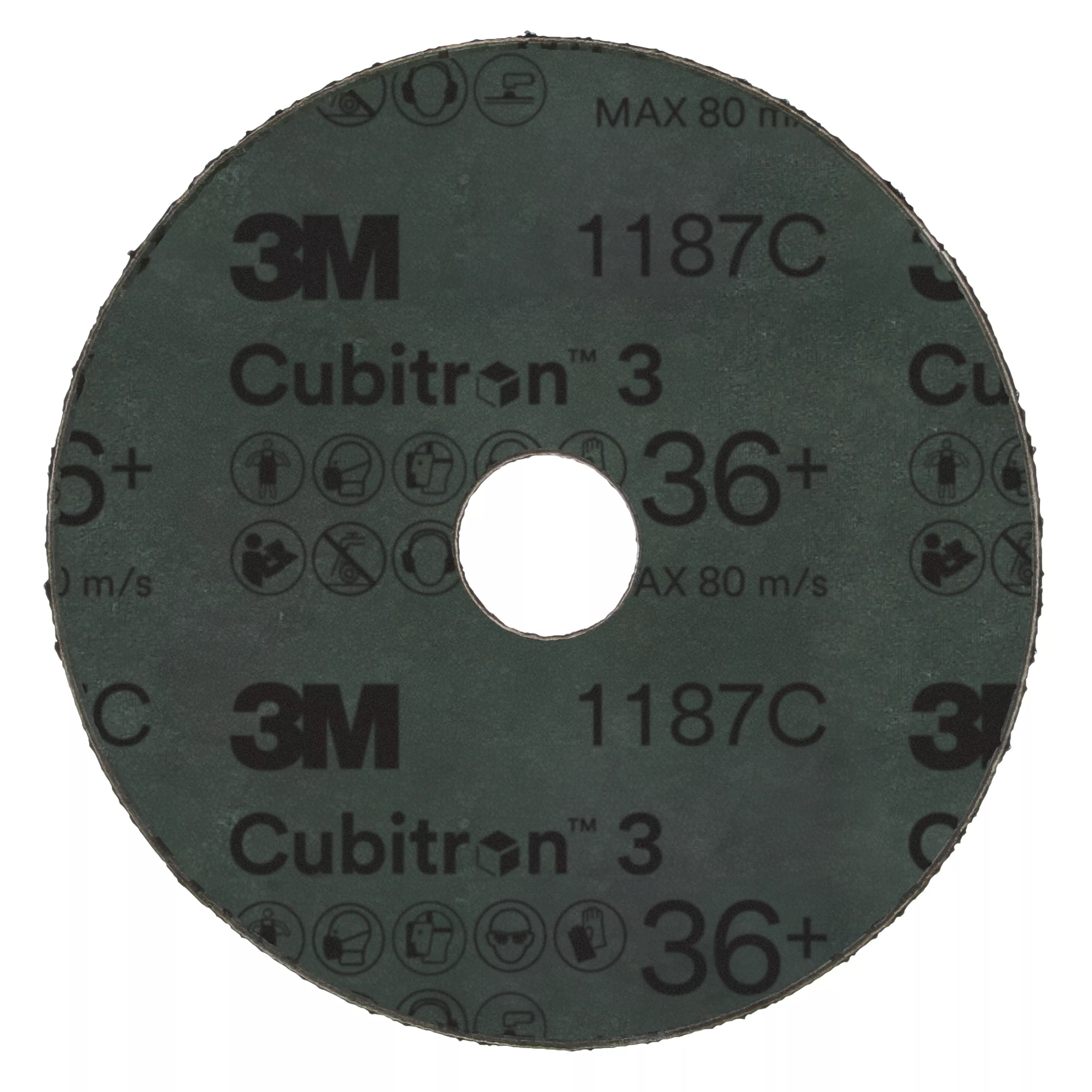 SKU 7100308532 | 3M™ Cubitron™ 3 Fibre Disc 1187C