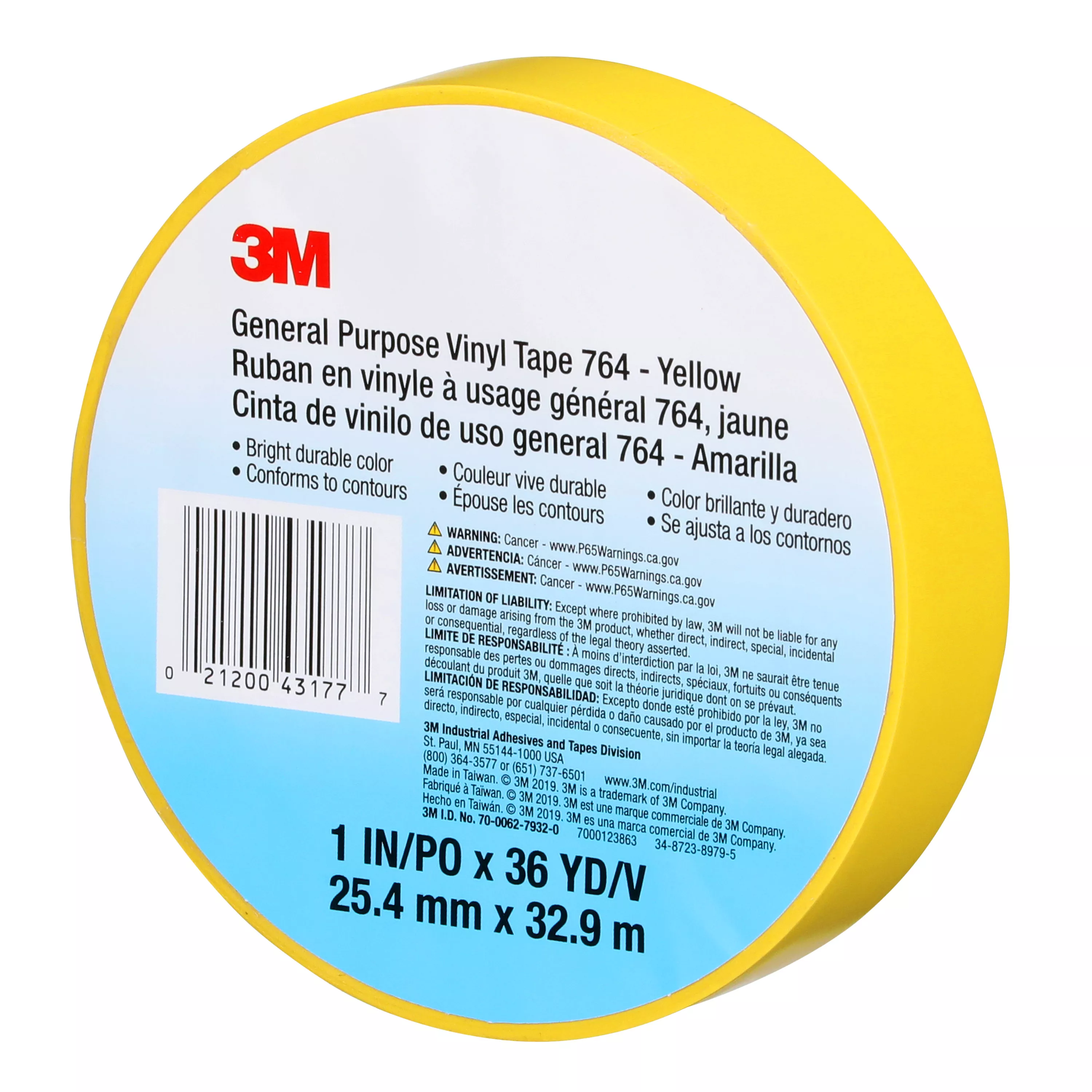 SKU 7000123863 | 3M™ General Purpose Vinyl Tape 764