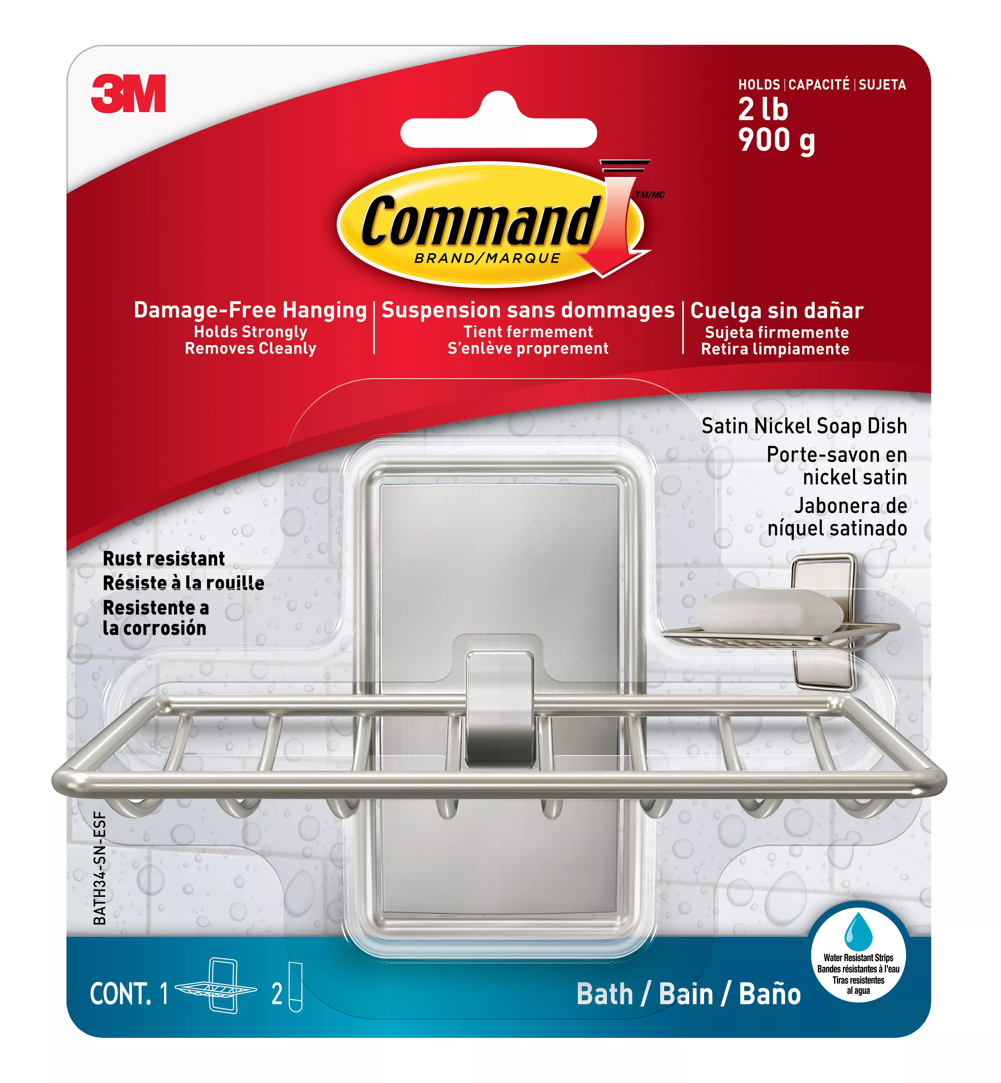 UPC 00076308728557 | Command™ Soap Dish BATH34-SN-ESF