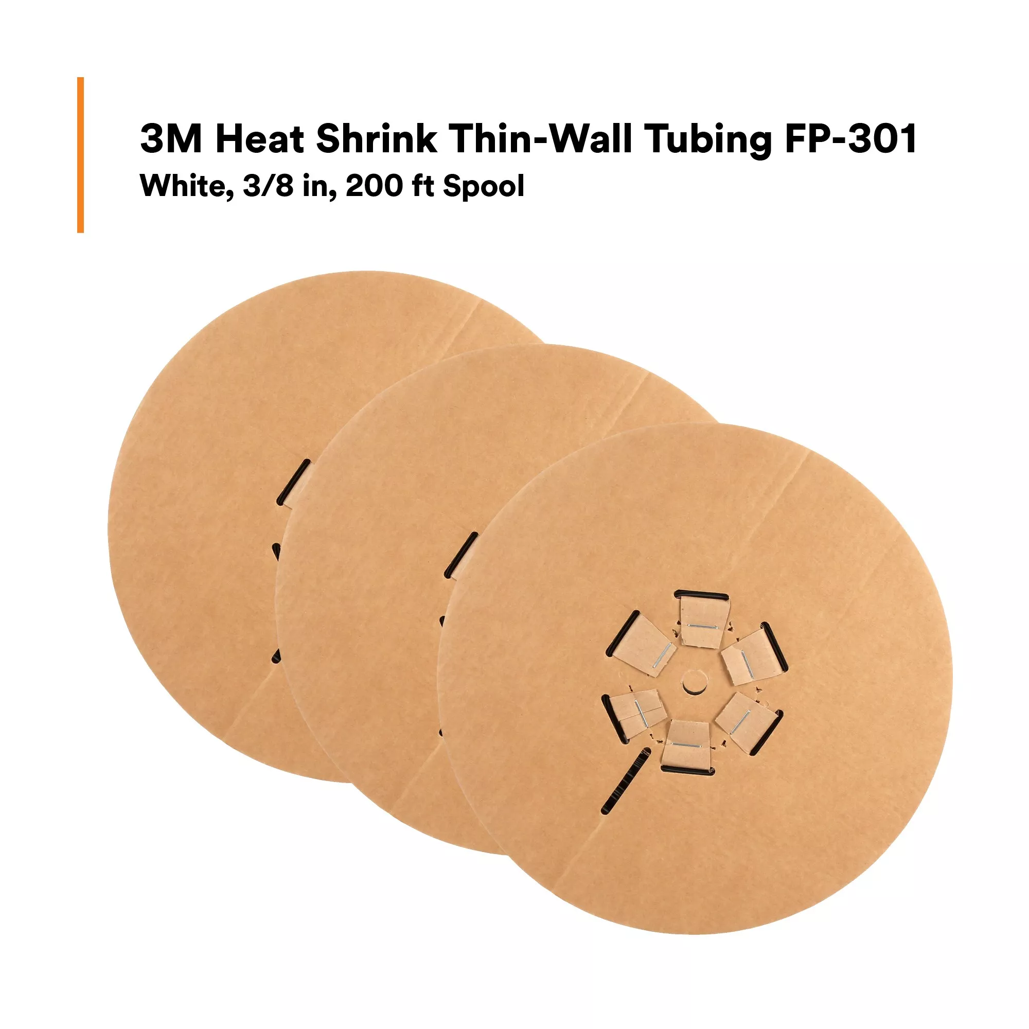 SKU 7100094657 | 3M™Thin-Wall Tubing FP-301-3/8-White-200'