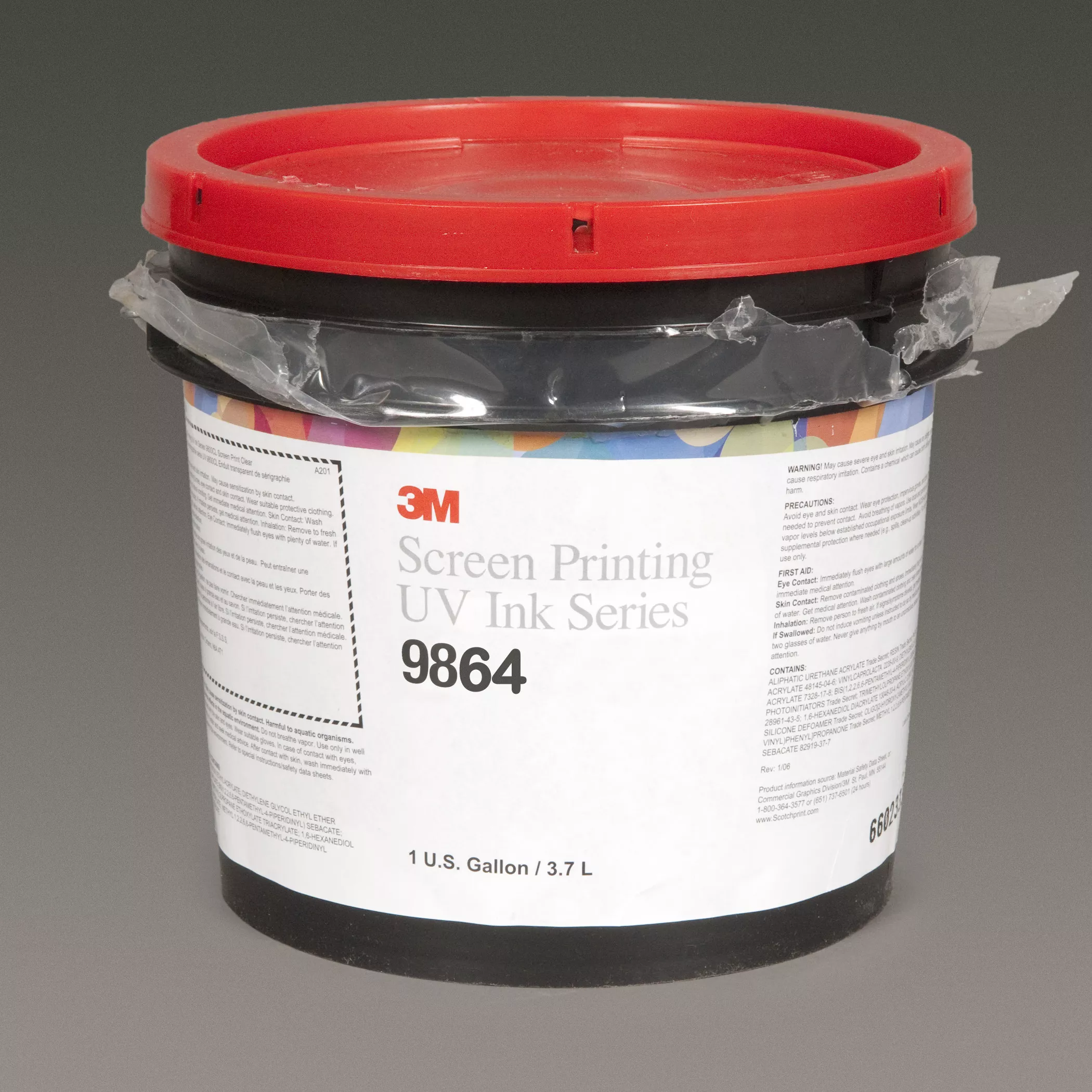 SKU 7000056118 | 3M™ Screen Printing UV Ink 9864