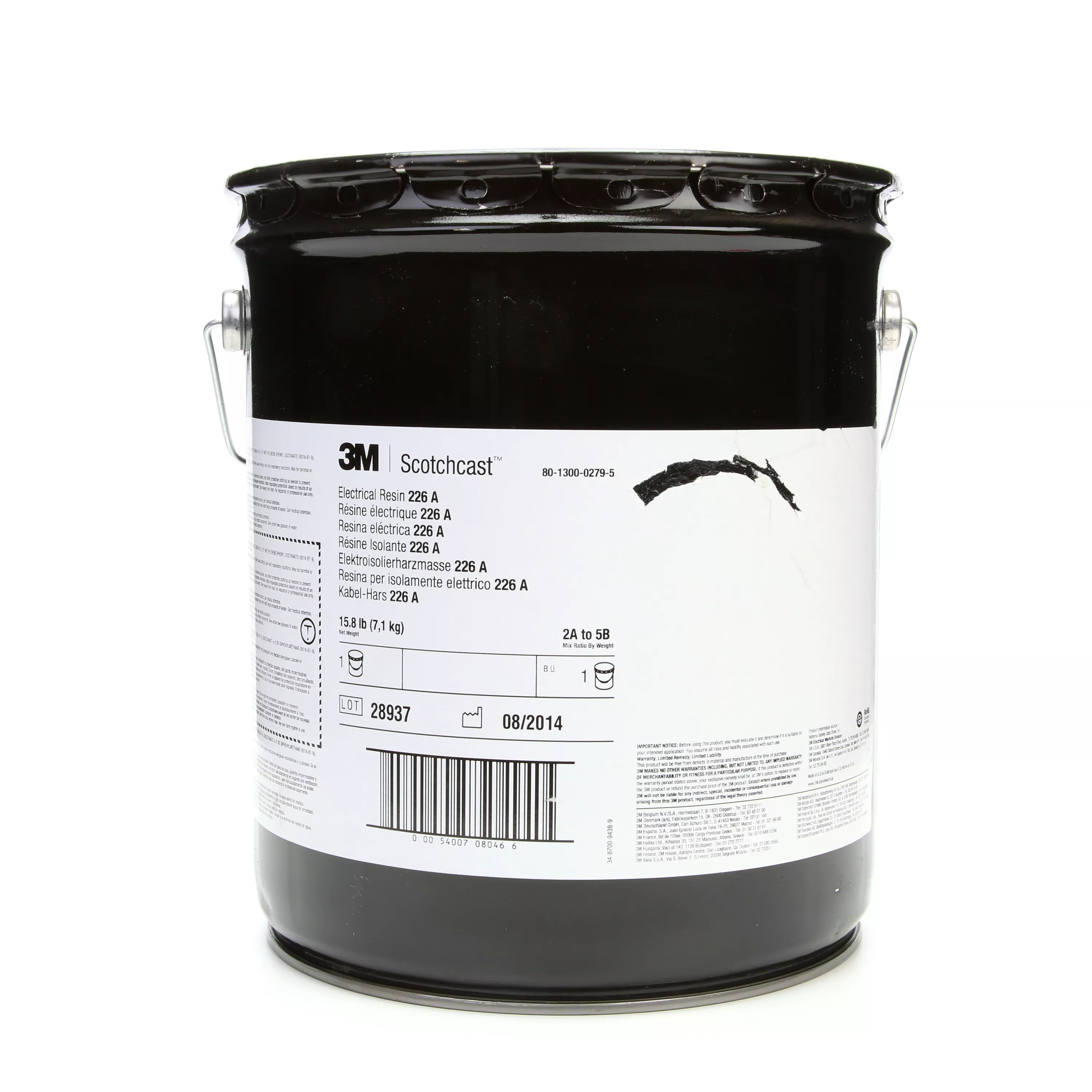 3M™ Scotchcast™ Electrical Resin 226 Part B (39.2 lb), 1 Drum