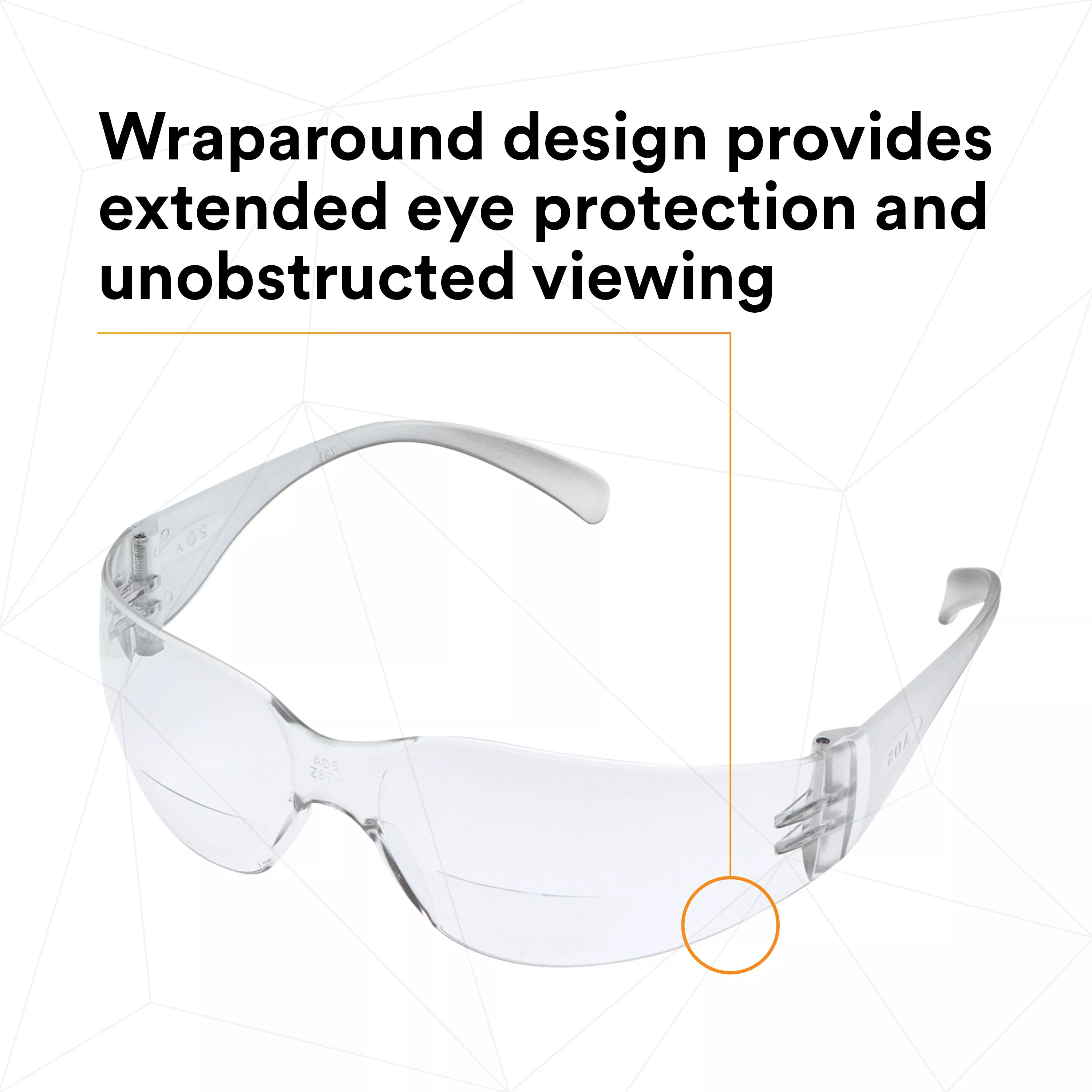 SKU 7000127512 | 3M™ Virtua™ Reader Protective Eyewear 11514-00000-20 Clear Anti-Fog Lens