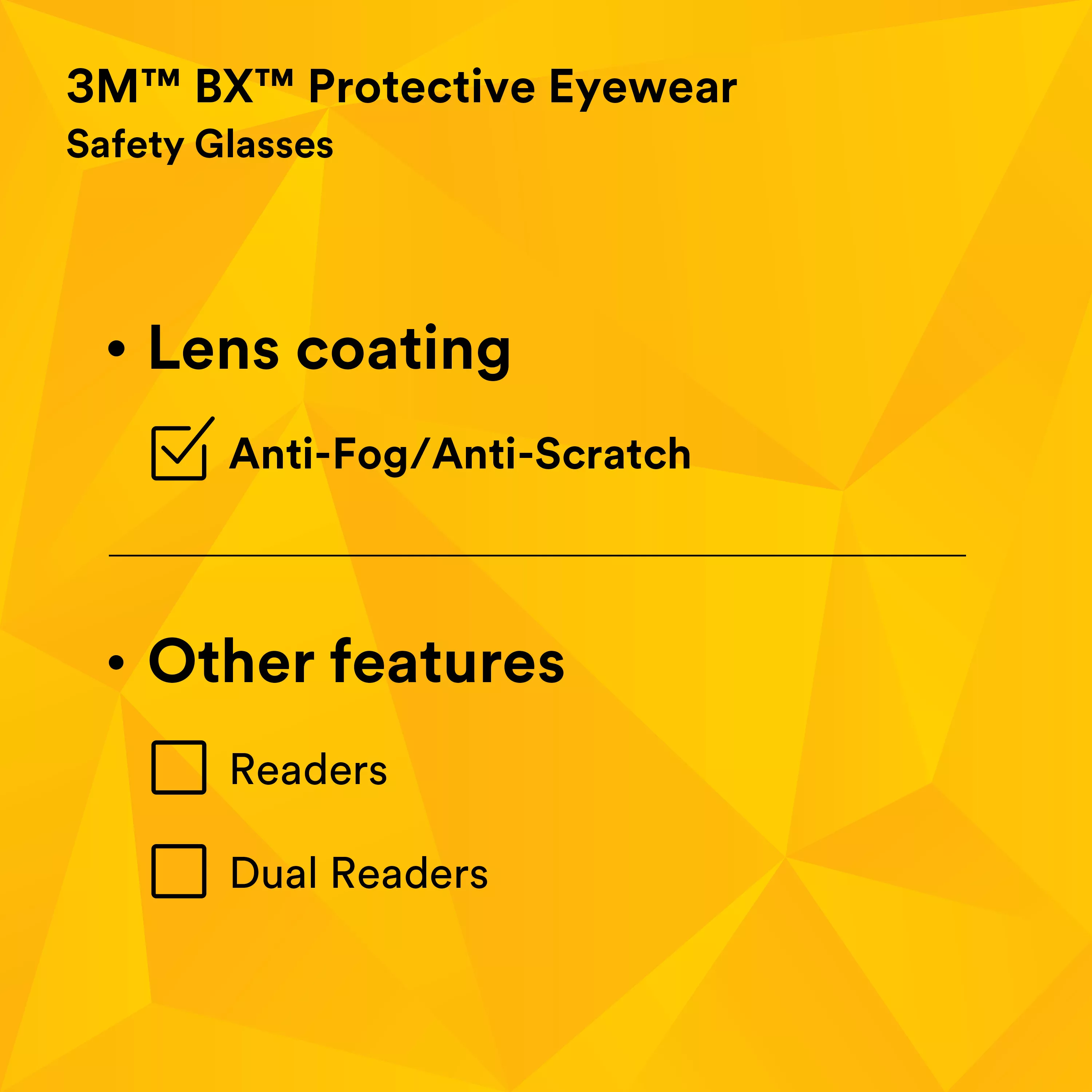 SKU 7000052796 | 3M™ BX™ Protective Eyewear 11381-00000-20