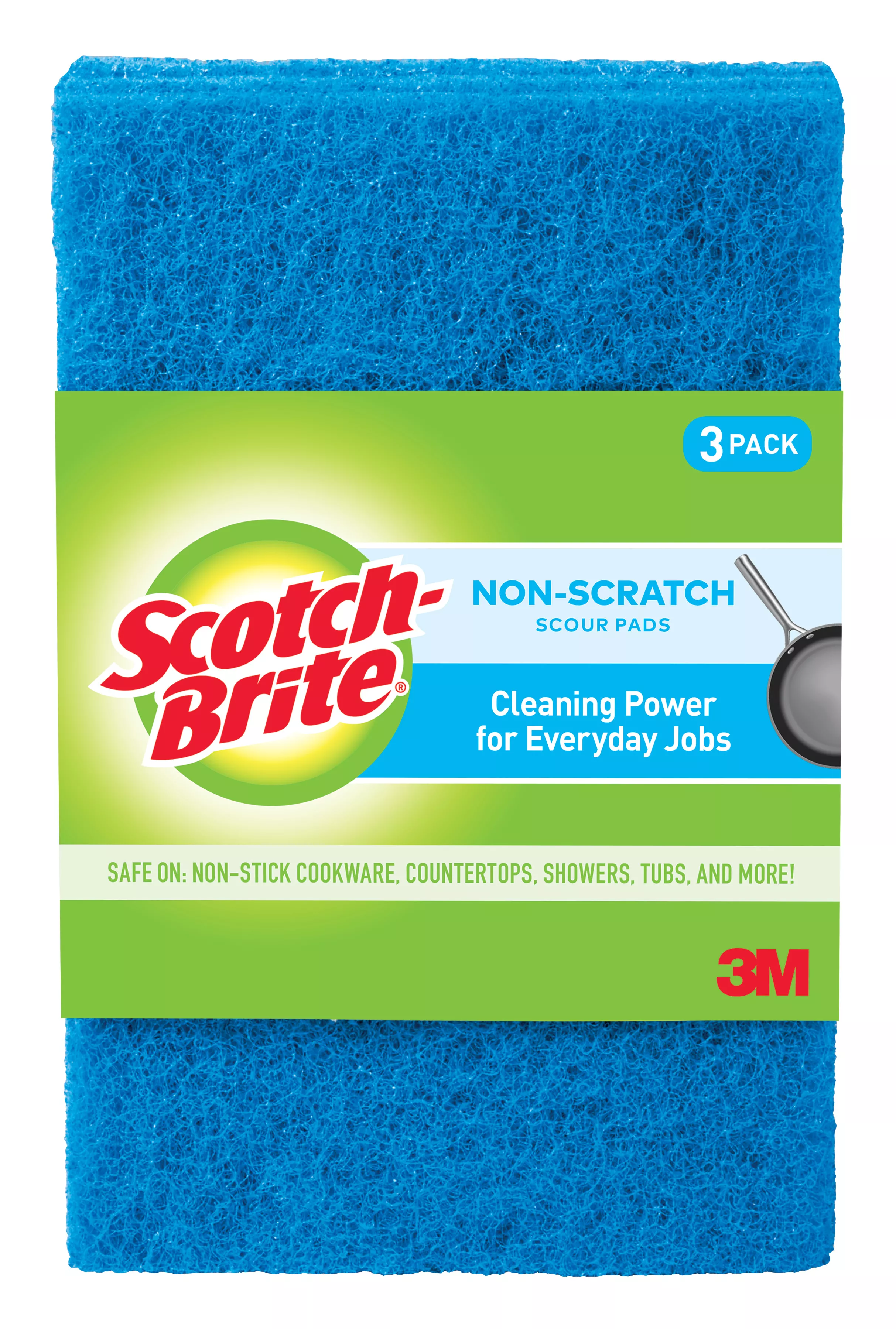 Scotch-Brite® Non-Scratch Scour Pads 623-10, 10/3