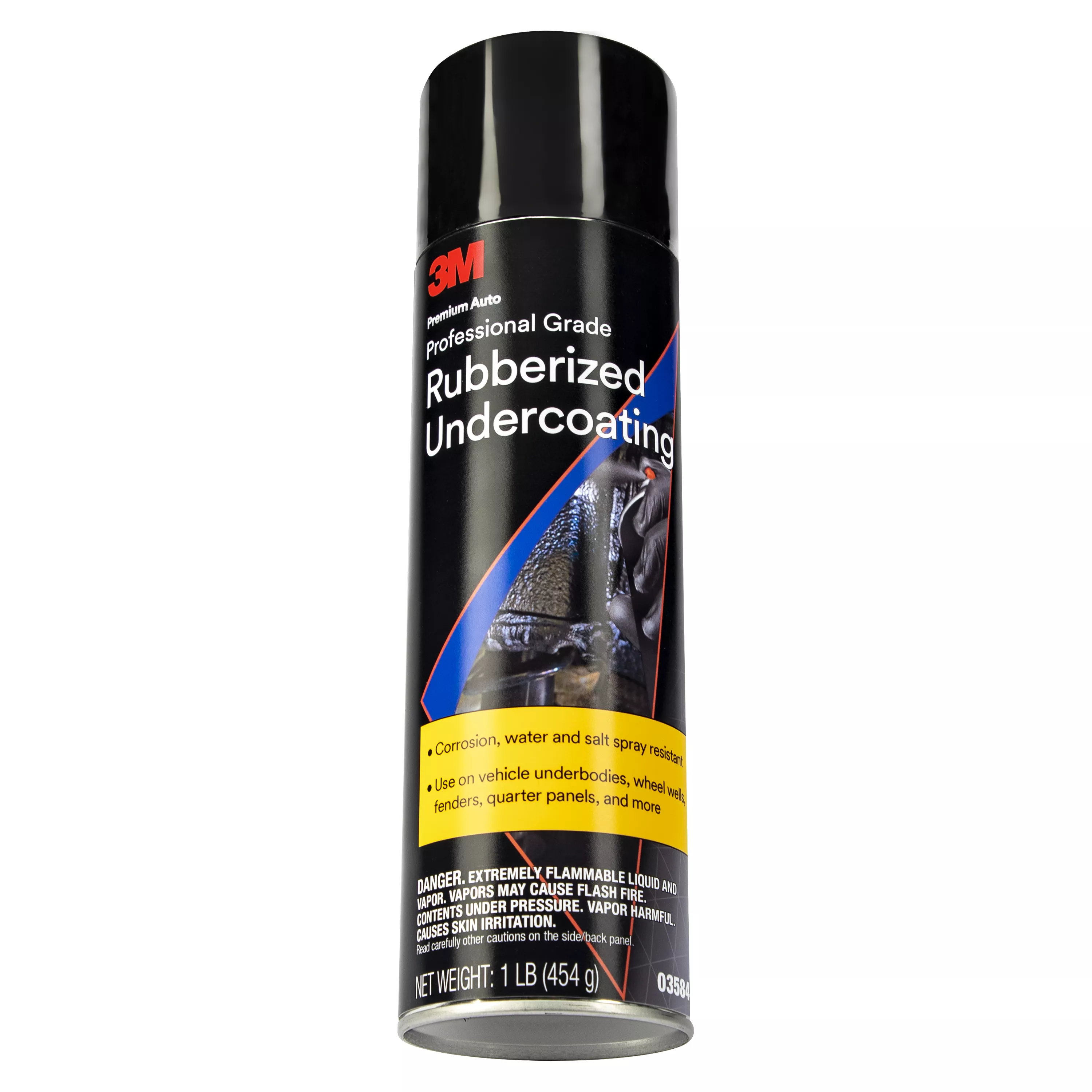 3M™ Professional Grade Rubberized Undercoating, 03584, 16 oz, 6 per case