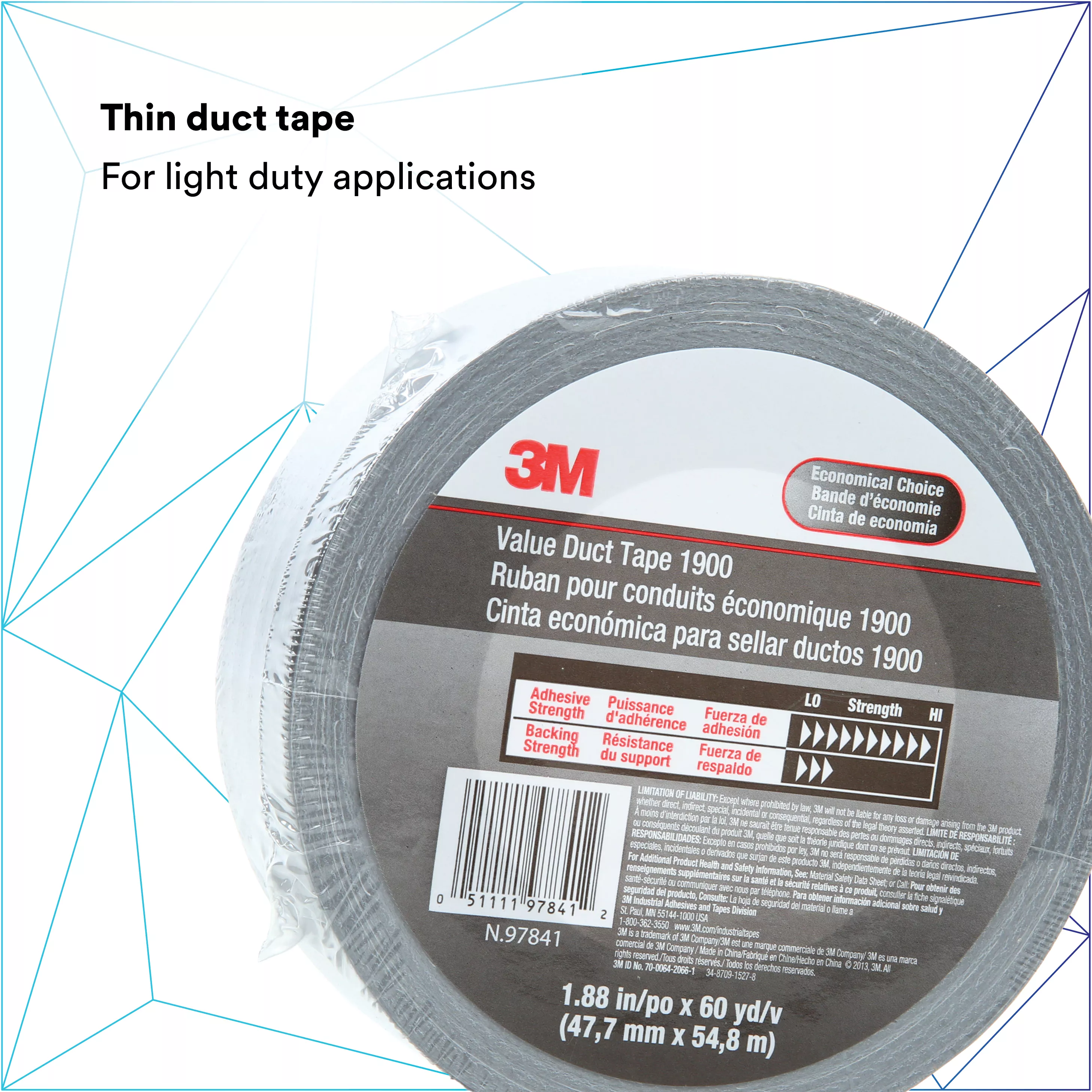 SKU 7010375734 | 3M™ Value Duct Tape 1900