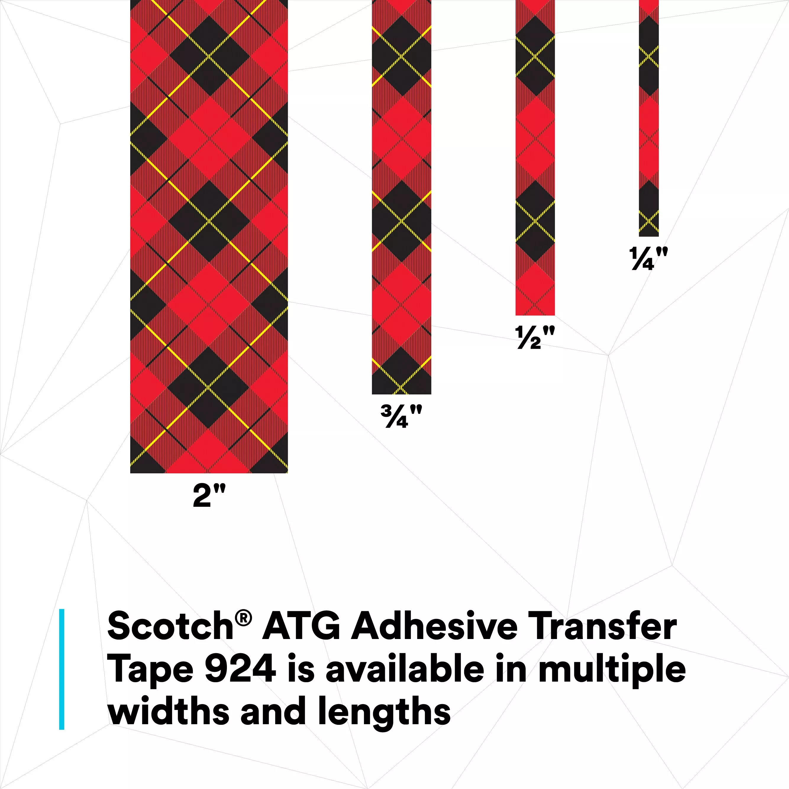 SKU 7000028662 | Scotch® ATG Adhesive Transfer Tape 924