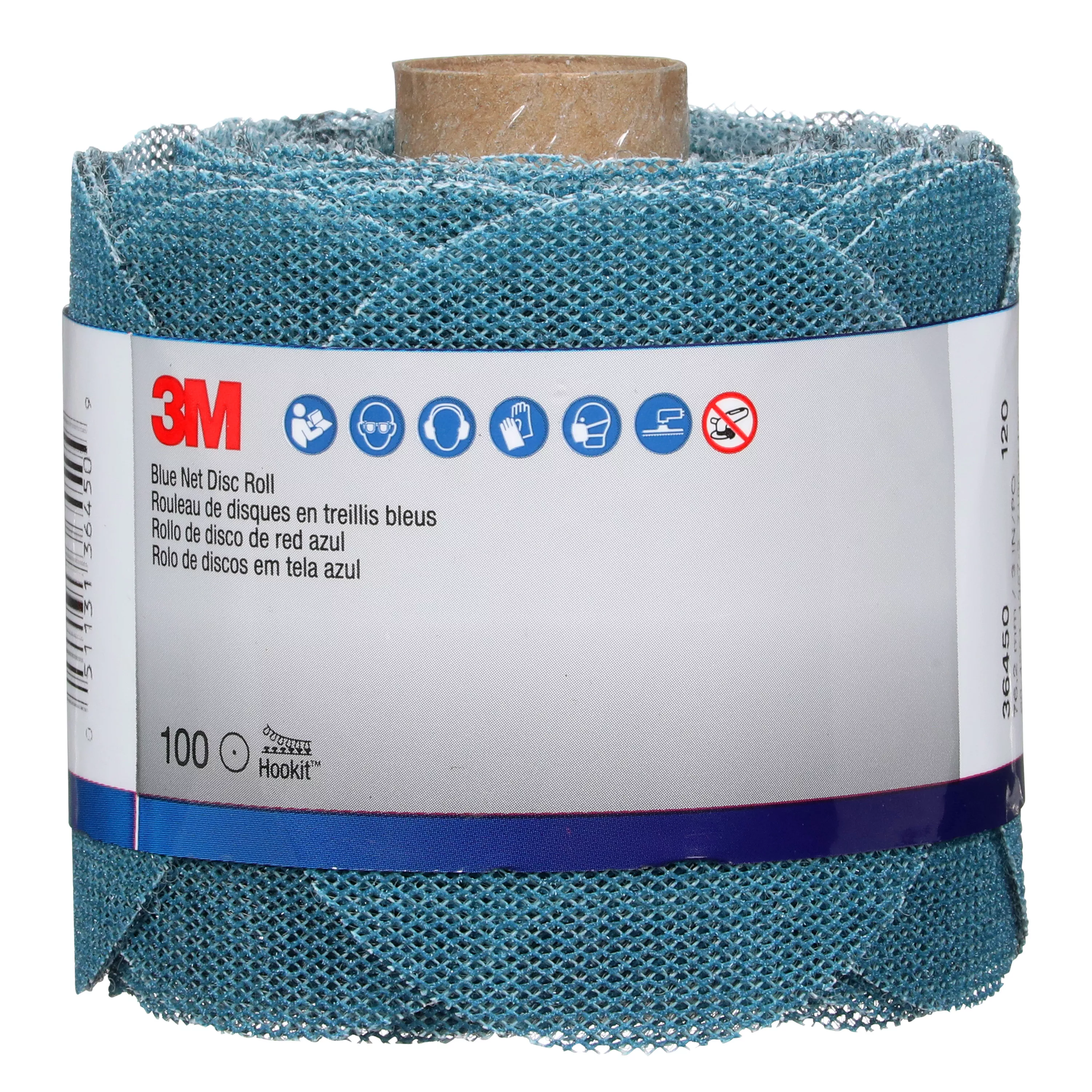 SKU 7100254365 | 3M™ Blue Net Disc Roll 36450