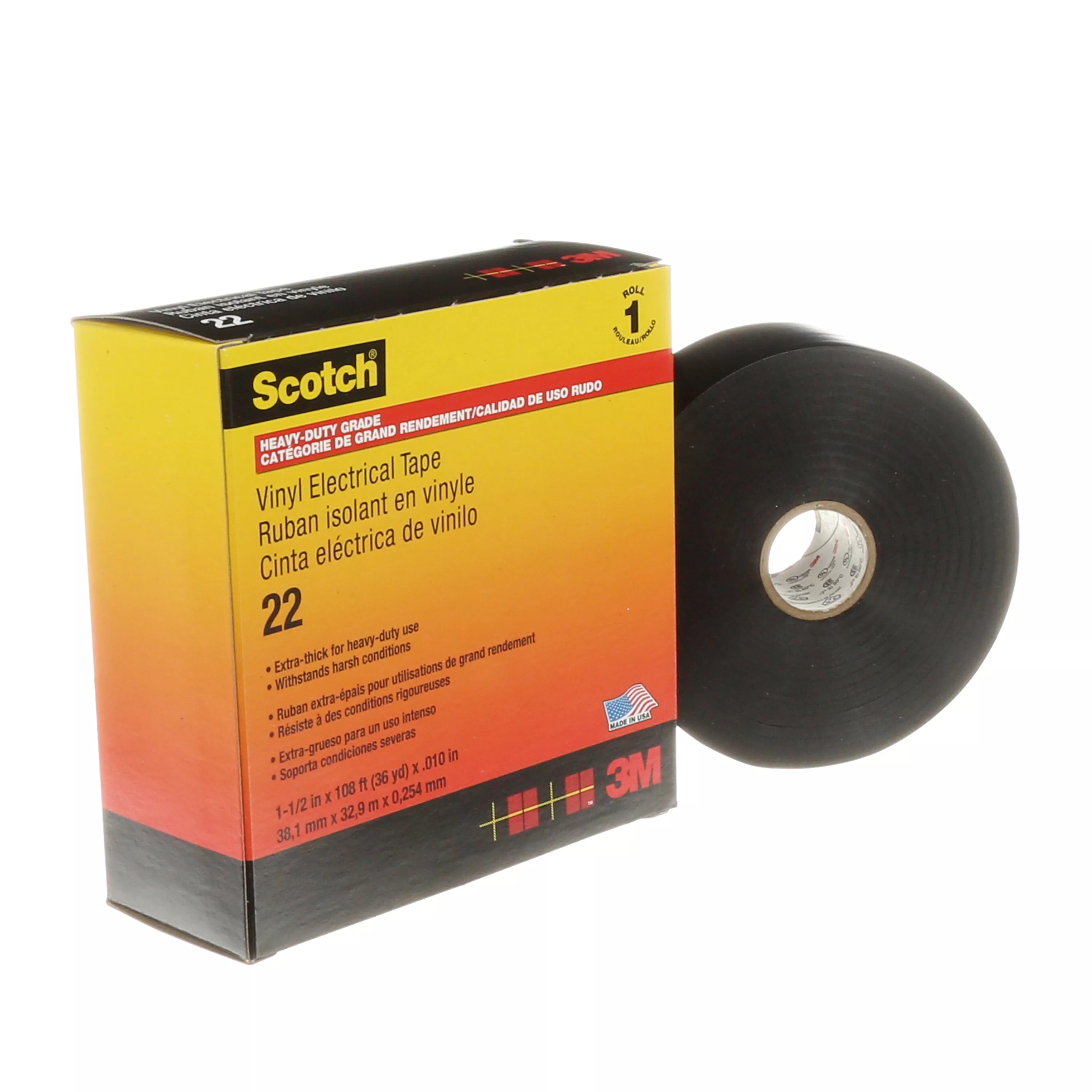 SKU 7000031345 | Scotch® Vinyl Electrical Tape 22