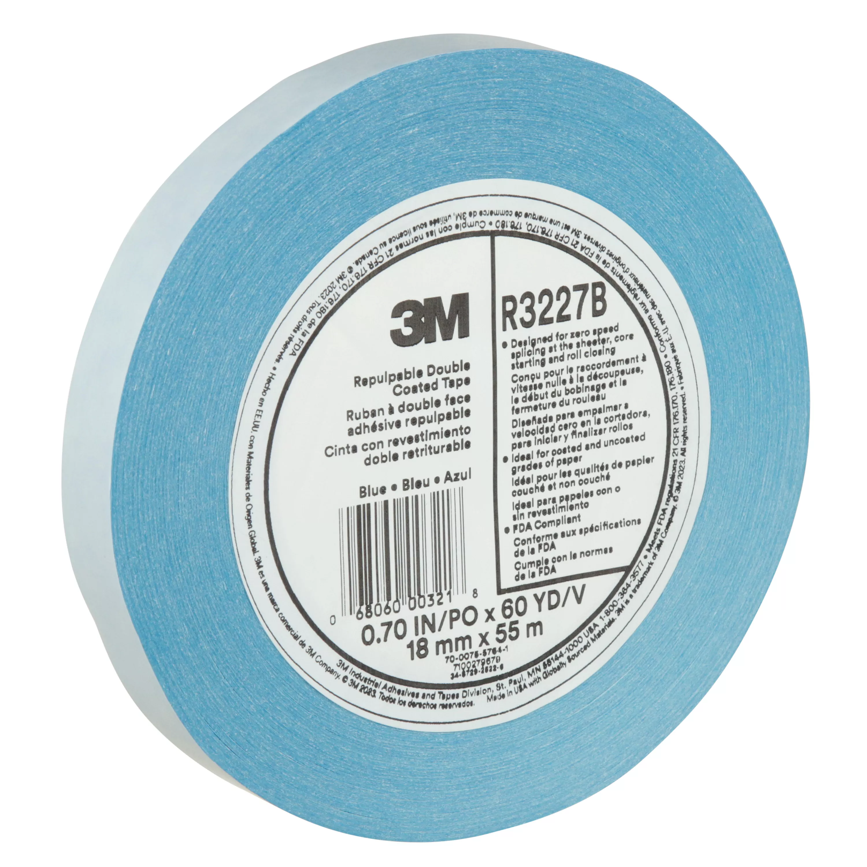 UPC 00068060003218 | 3M™ Repulpable Double Coated Tape R3227B