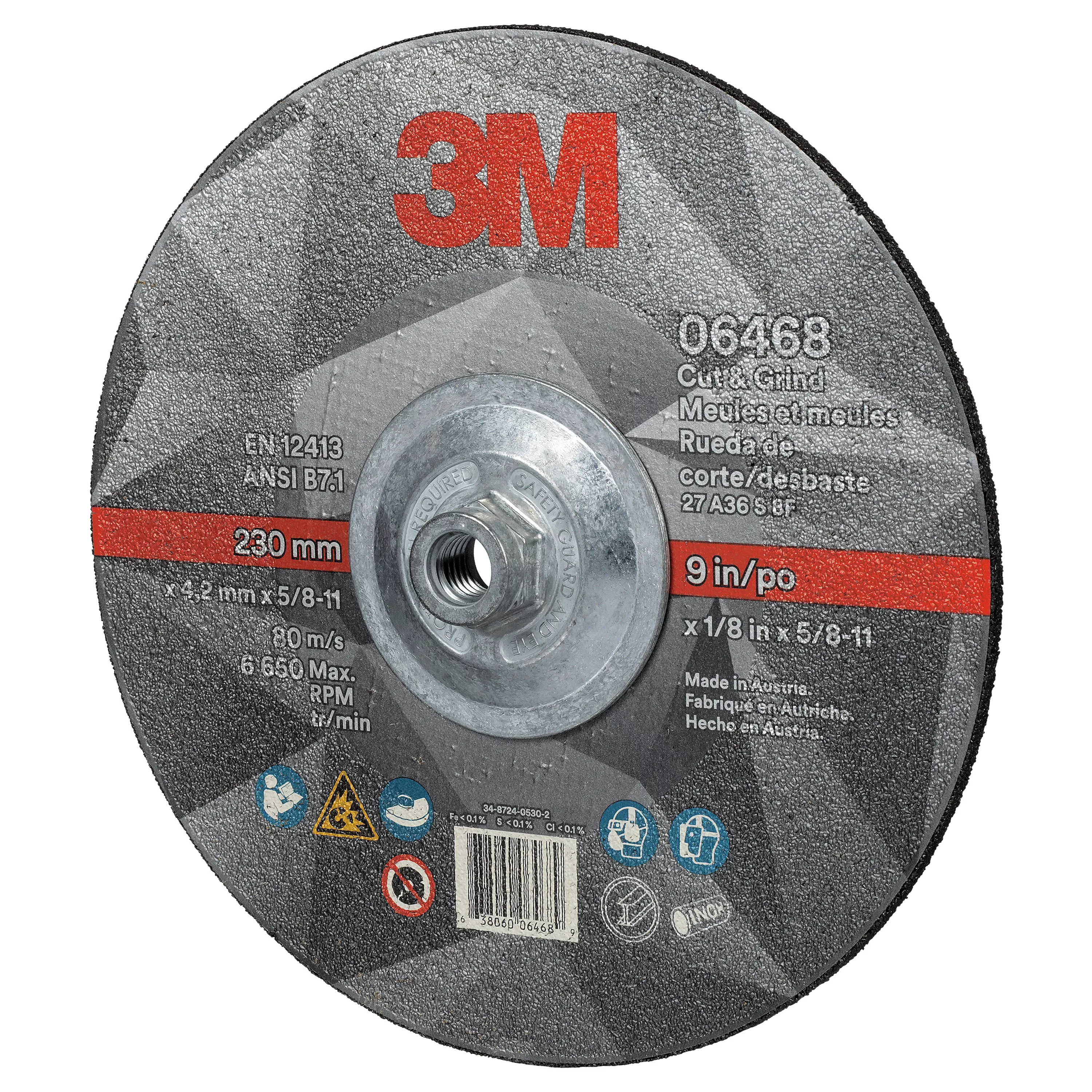 SKU 7100218043 | 3M™ Cut & Grind Wheel