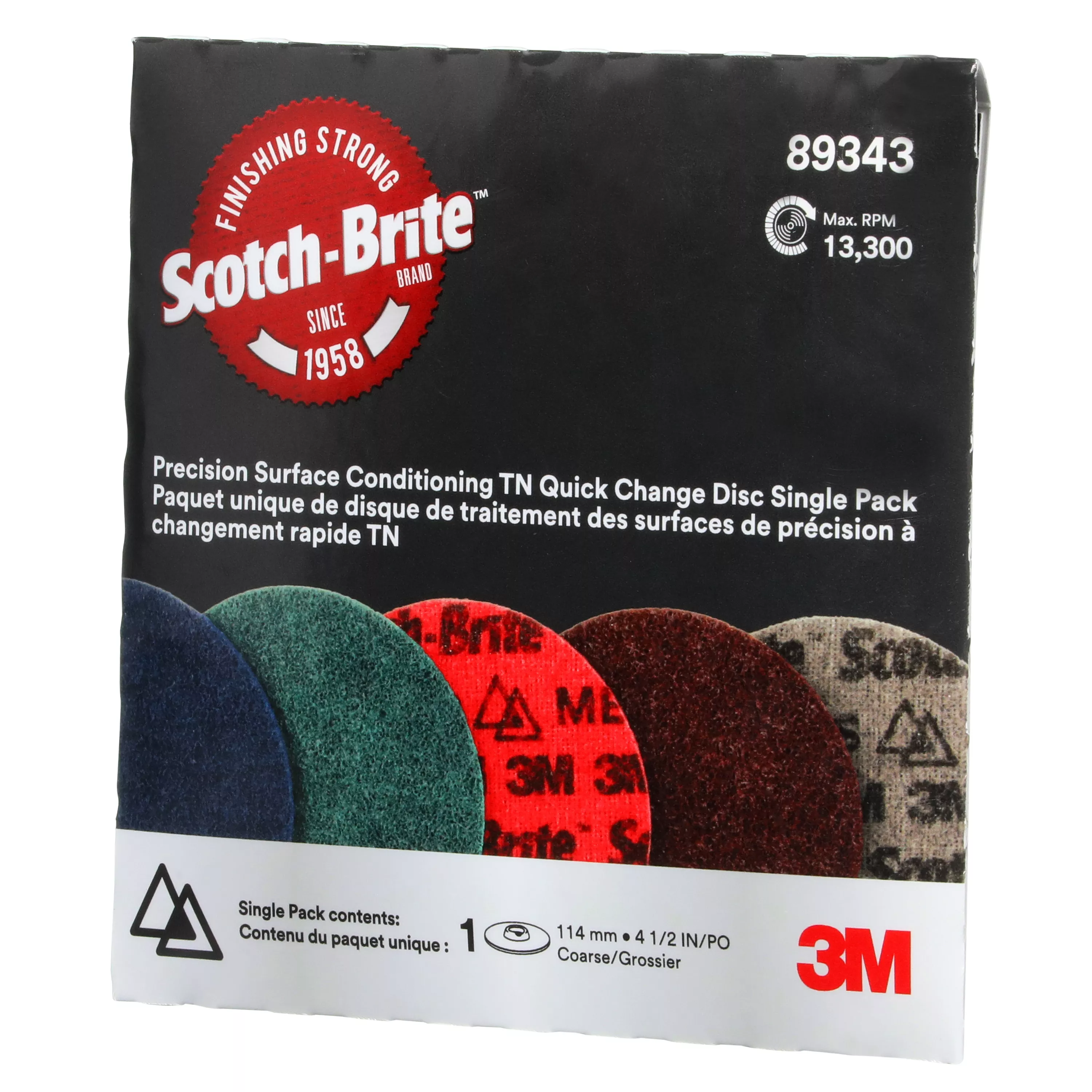 SKU 7100274539 | Scotch-Brite™ Precision Surface Conditioning TN Quick Change Disc